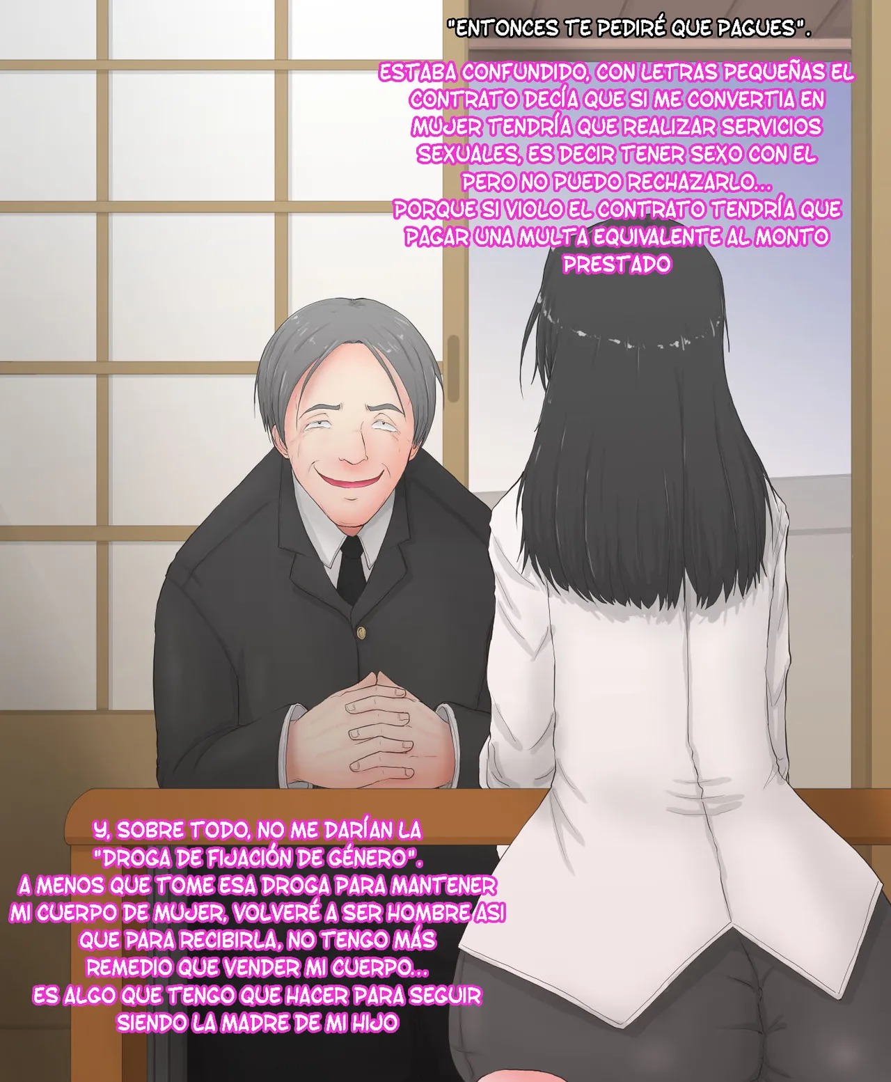 [Greg Soujou] Nyotaika PapaMama Otou-san wa Mama ni Nari Soshite Chinpo de Mesu ni Sareru [Spanish] [TF SCANS] Bildnummer 10