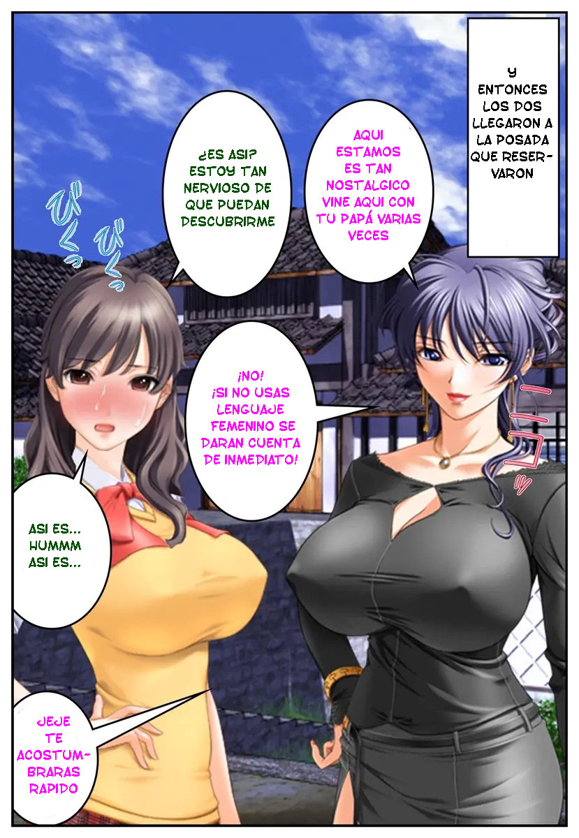 [Hengen Monogatari] Oshioki Nyotaika Onsen ~Kinshin Soukan de Otokonoko Ryokou!?~ [Spanish] [TF SCANS] image number 15