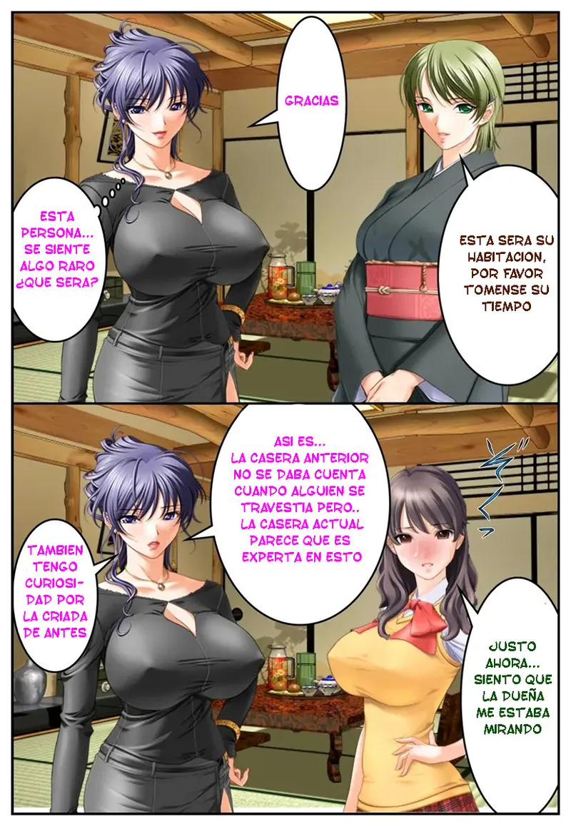 [Hengen Monogatari] Oshioki Nyotaika Onsen ~Kinshin Soukan de Otokonoko Ryokou!?~ [Spanish] [TF SCANS] image number 17