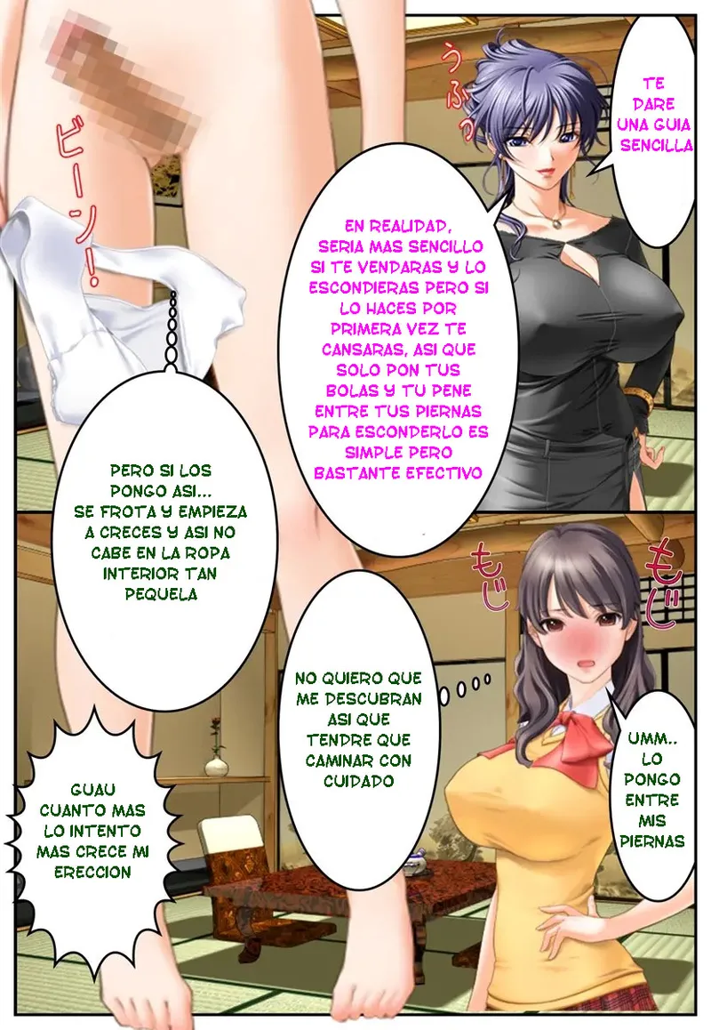 [Hengen Monogatari] Oshioki Nyotaika Onsen ~Kinshin Soukan de Otokonoko Ryokou!?~ [Spanish] [TF SCANS] image number 18