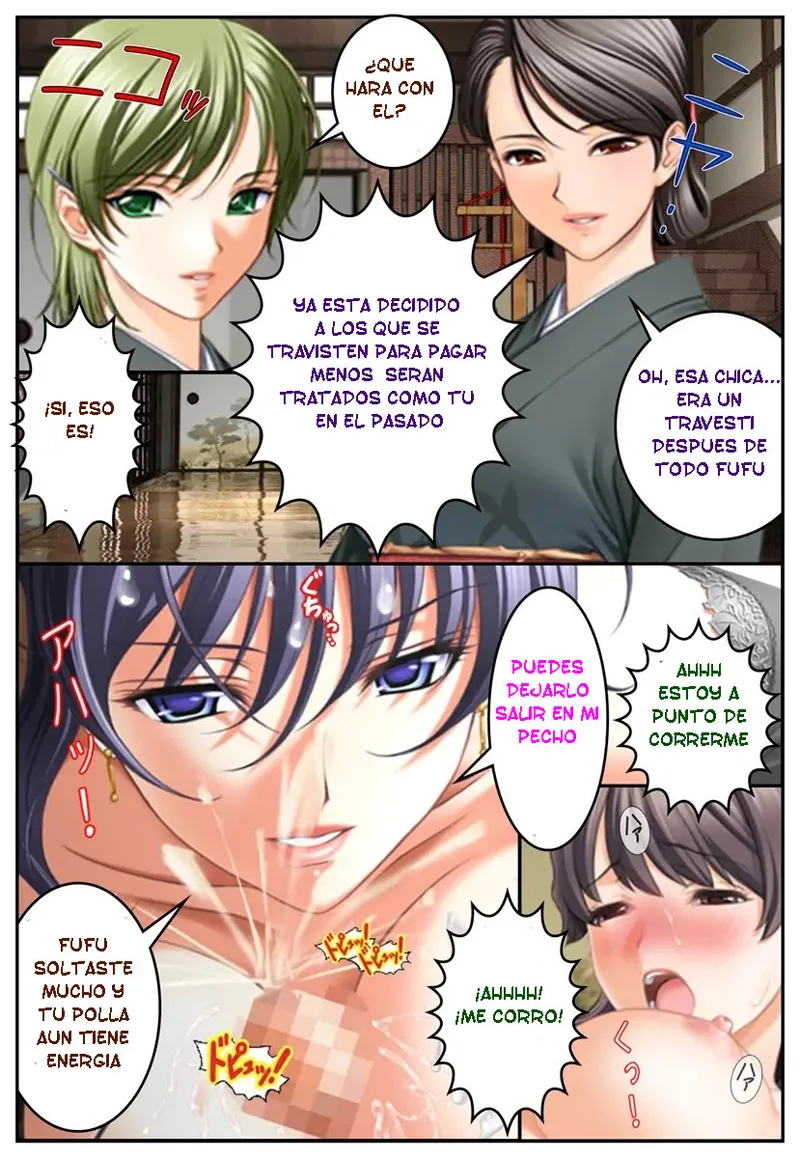 [Hengen Monogatari] Oshioki Nyotaika Onsen ~Kinshin Soukan de Otokonoko Ryokou!?~ [Spanish] [TF SCANS] image number 21