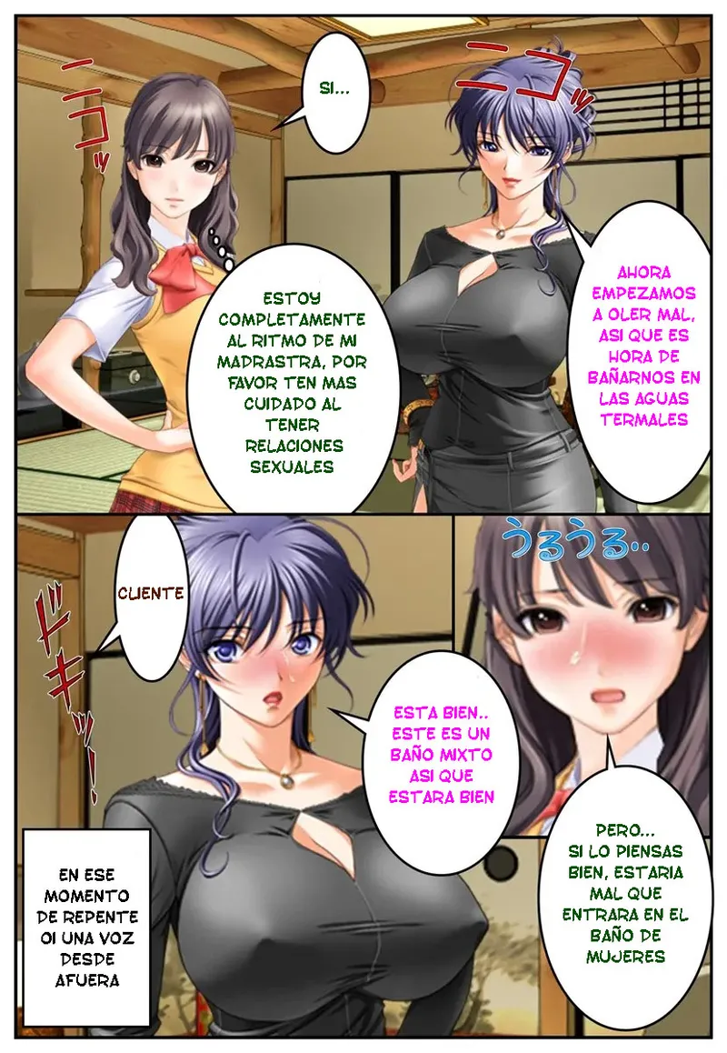 [Hengen Monogatari] Oshioki Nyotaika Onsen ~Kinshin Soukan de Otokonoko Ryokou!?~ [Spanish] [TF SCANS] image number 22