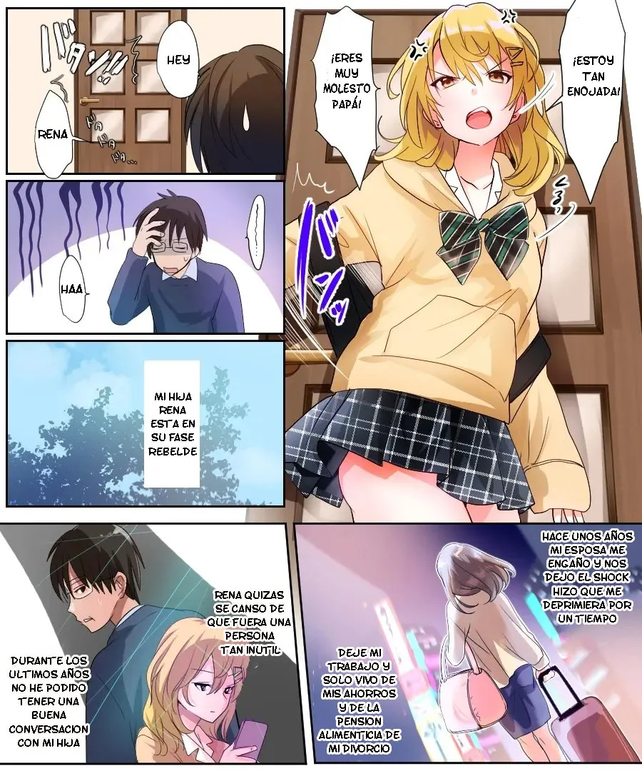 [Amuai Okashi Seisakusho (Tsukumaru)] Musume no Doukyuusei to Irekawatta Sono Ko ga Yabai Ko Datta [Spanish] [TF SCANS] image number 2