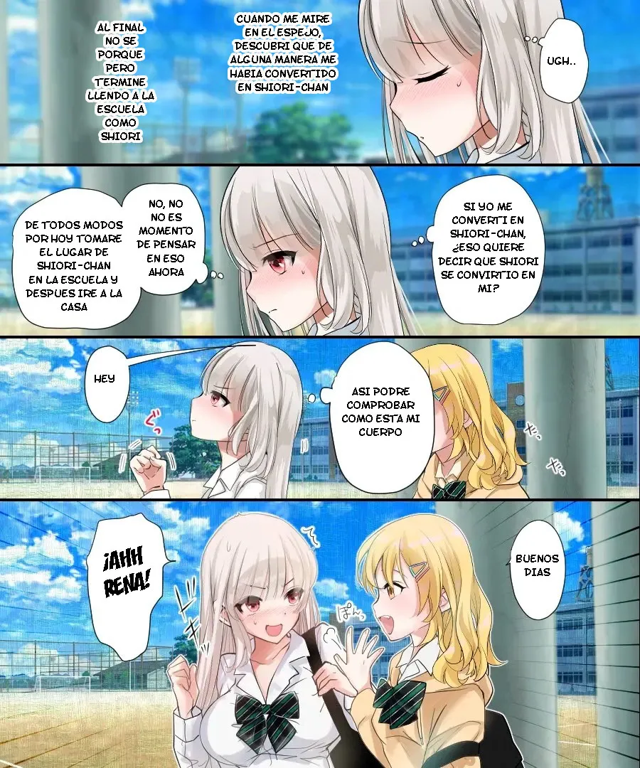 [Amuai Okashi Seisakusho (Tsukumaru)] Musume no Doukyuusei to Irekawatta Sono Ko ga Yabai Ko Datta [Spanish] [TF SCANS] image number 5