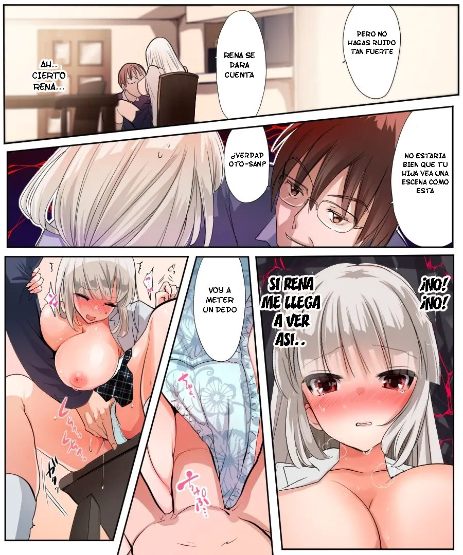 [Amuai Okashi Seisakusho (Tsukumaru)] Musume no Doukyuusei to Irekawatta Sono Ko ga Yabai Ko Datta [Spanish] [TF SCANS] image number 17