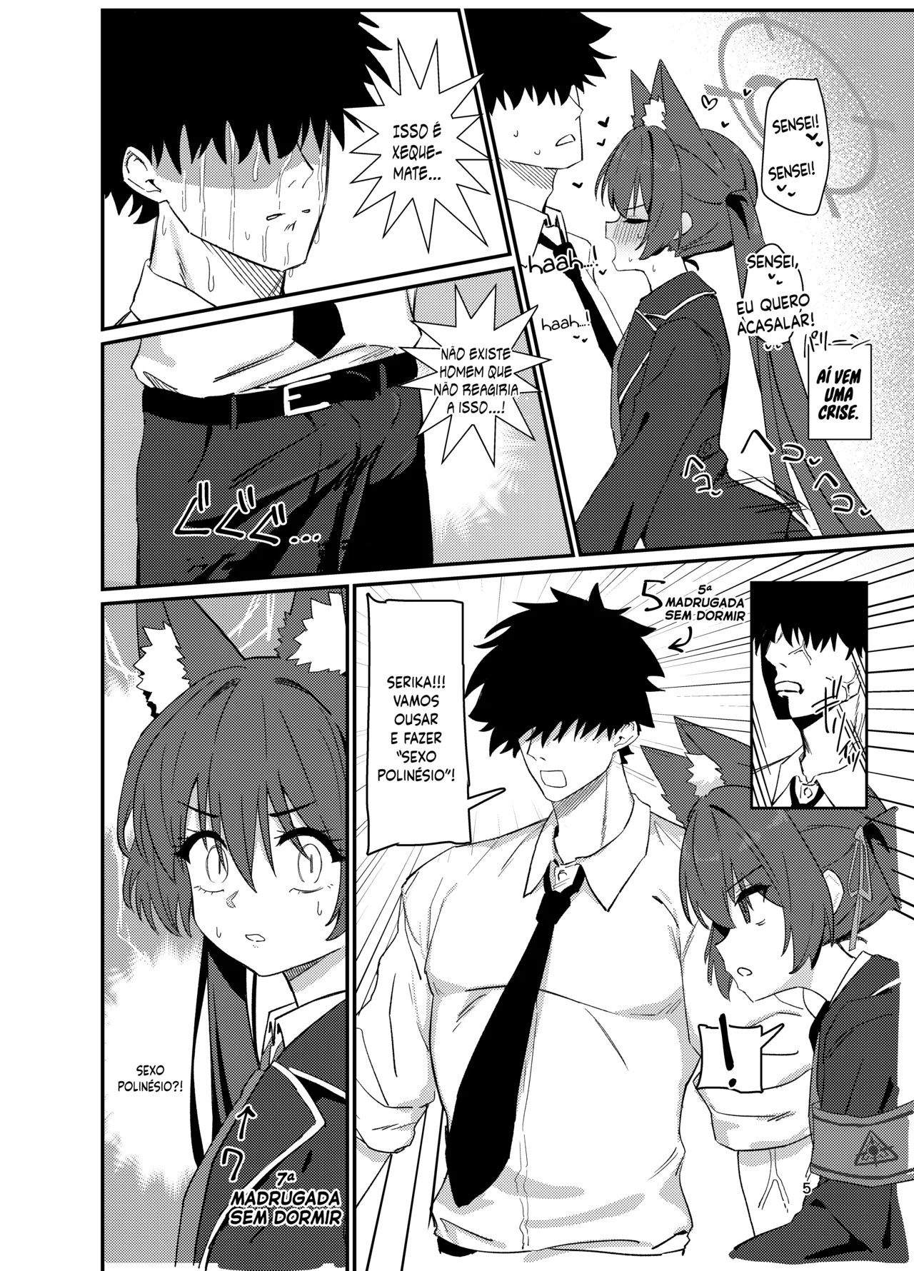 [Battle Kisetsu (Dodeka Unagi)] Ro~do Shi su! (Blue Archive) [Portuguese-BR] [Digital] 4eme image