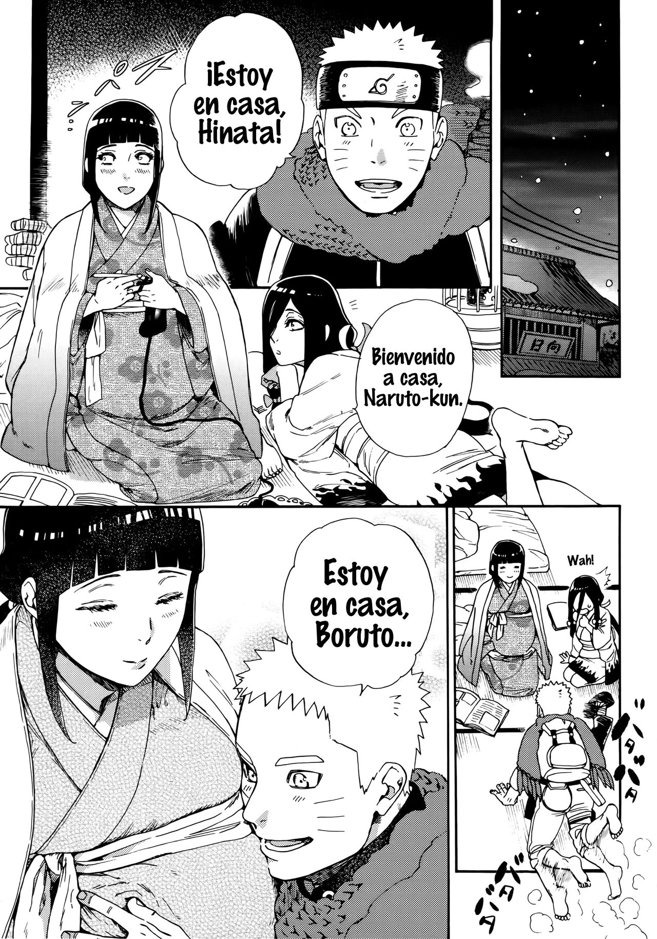 (Chou Zennin Shuuketsu 2019) [a 3103 hut (Satomi)] Maternity May Club (Naruto) [Spanish] [ElYamino07] 6eme image