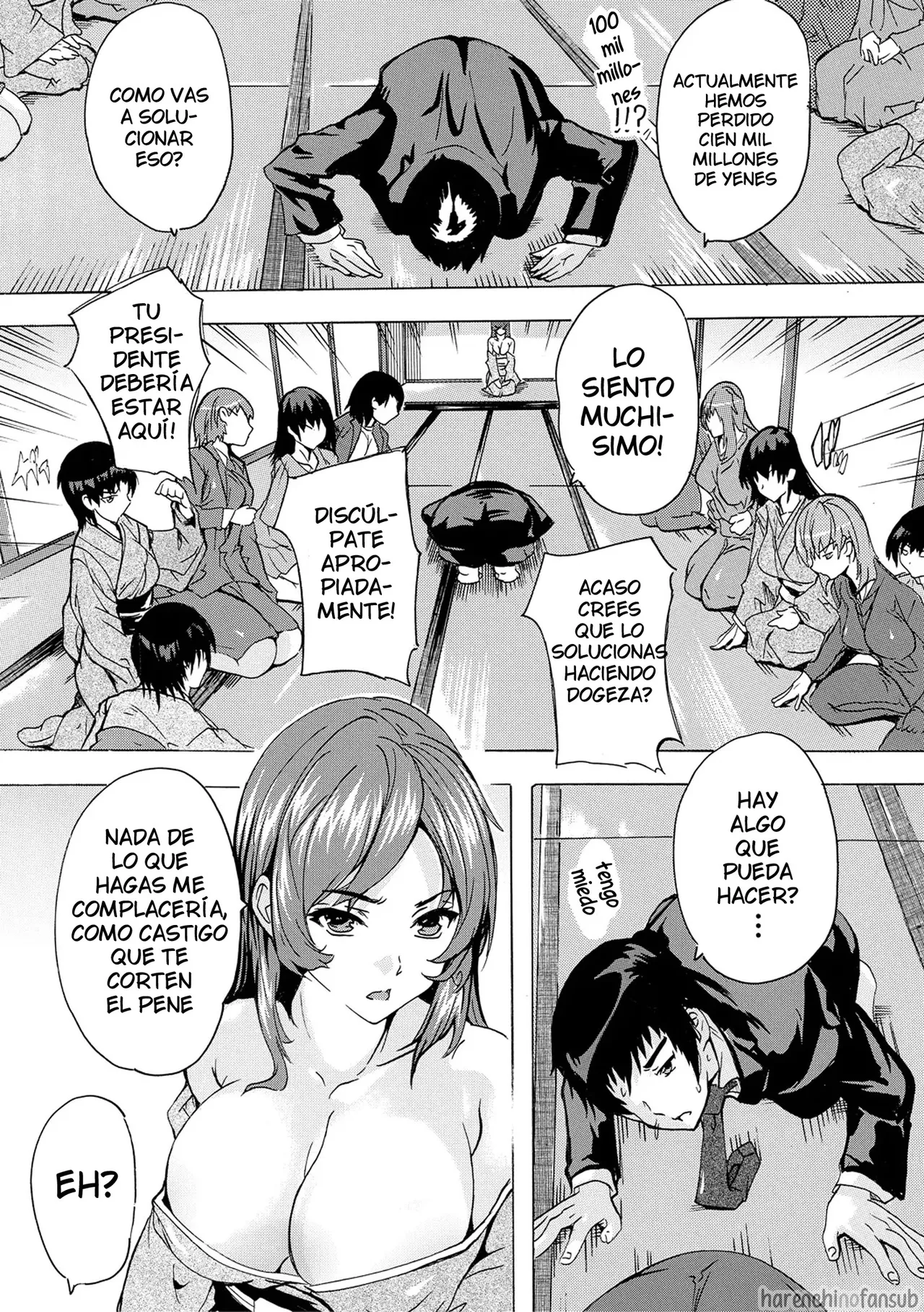 [Natsuka Q-ya] Saiin! Zenra Kaisha (Chap. 3) | Afrodisiaco! La Empresa Nudista (Cap. 3) [Spanish] [Digital] [Harenchi no Fansub] image number 5