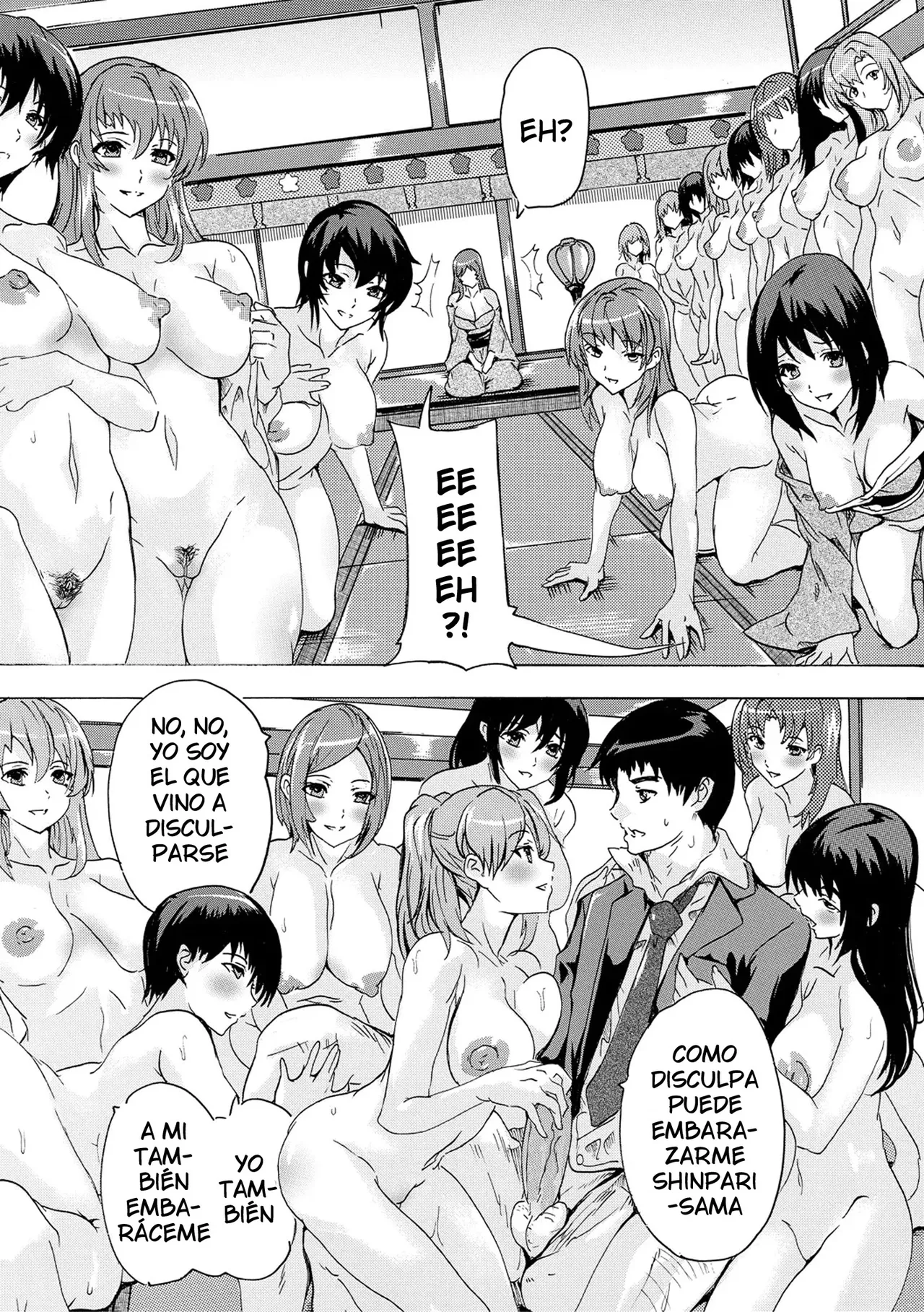 [Natsuka Q-ya] Saiin! Zenra Kaisha (Chap. 3) | Afrodisiaco! La Empresa Nudista (Cap. 3) [Spanish] [Digital] [Harenchi no Fansub] image number 10