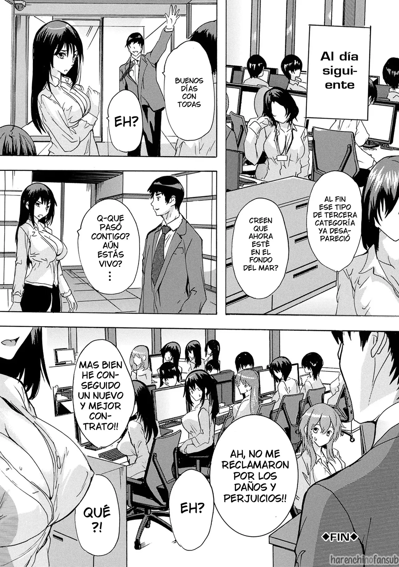 [Natsuka Q-ya] Saiin! Zenra Kaisha (Chap. 3) | Afrodisiaco! La Empresa Nudista (Cap. 3) [Spanish] [Digital] [Harenchi no Fansub] image number 37