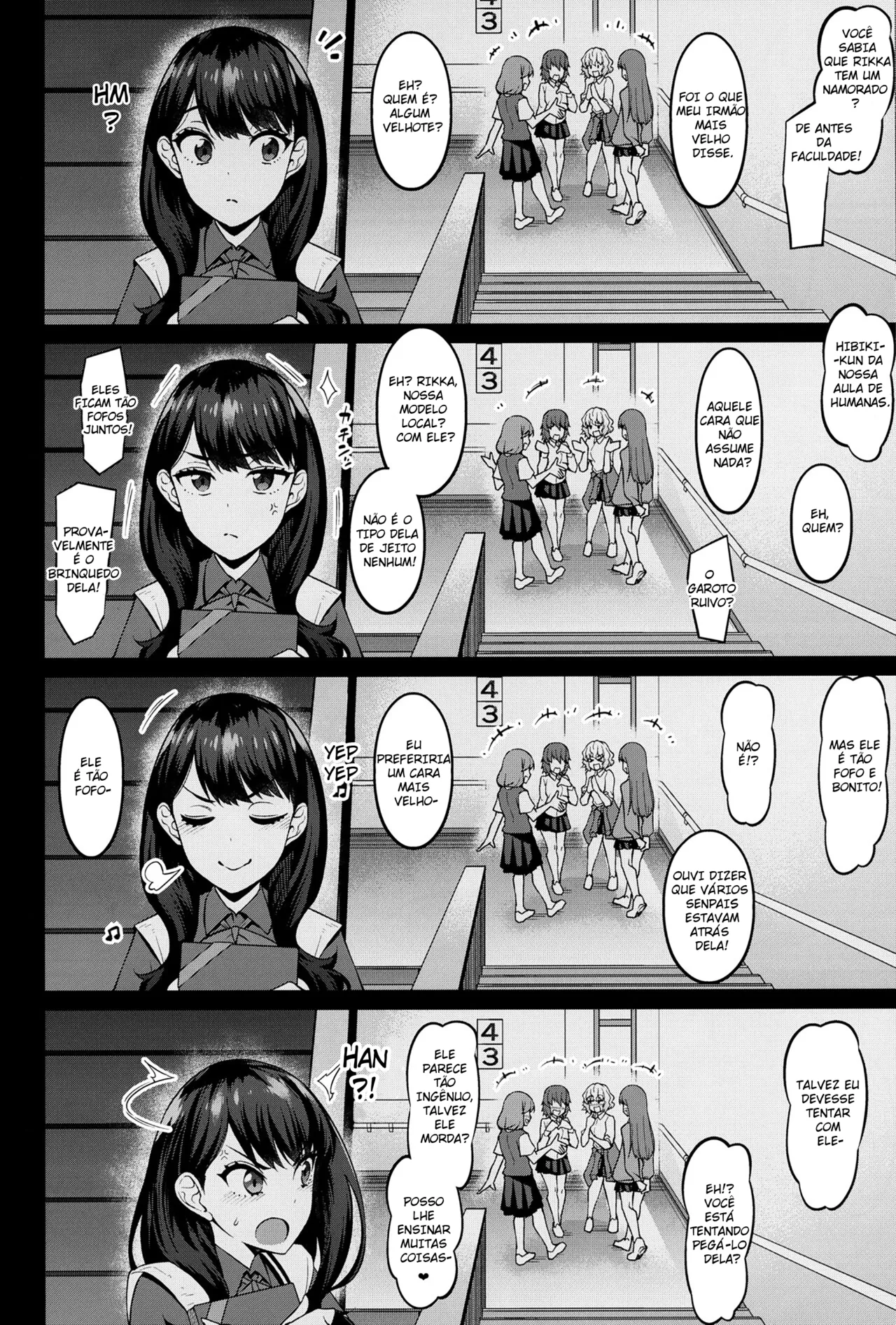 (C102) [Digianko (Ankoman)] Rikka-chan ga Yuuta to Icha Love Ecchi Shimakuru Hon (SSSS.GRIDMAN) [Portuguese-BR] numero di immagine  5