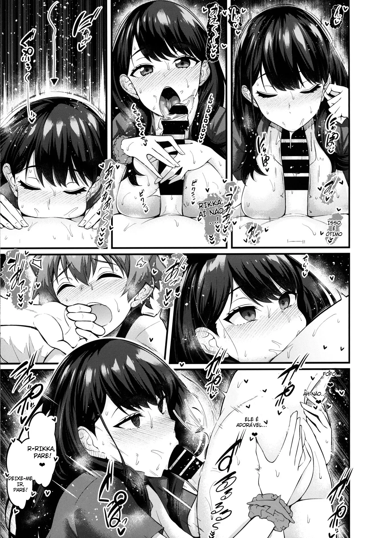 (C102) [Digianko (Ankoman)] Rikka-chan ga Yuuta to Icha Love Ecchi Shimakuru Hon (SSSS.GRIDMAN) [Portuguese-BR] numero di immagine  14