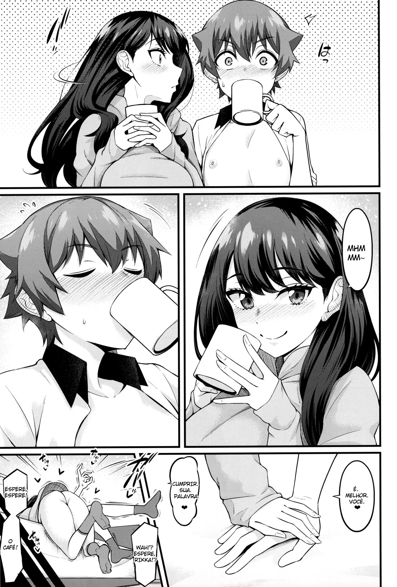(C102) [Digianko (Ankoman)] Rikka-chan ga Yuuta to Icha Love Ecchi Shimakuru Hon (SSSS.GRIDMAN) [Portuguese-BR] numero di immagine  34