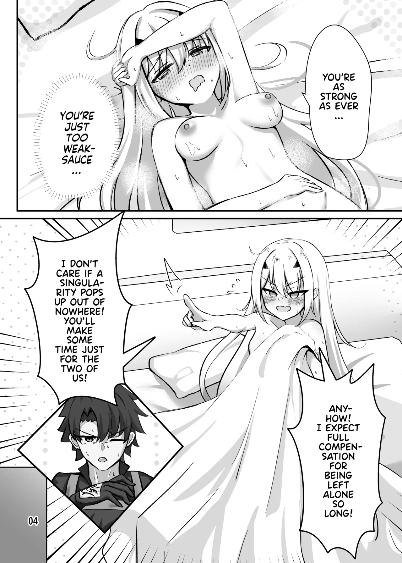 [Sarasara Canvas (Mikisarara)] Kono Hoshi de Ichiban no Hikoukigumo o | The Best Jet Fighter in the World! (Fate/Grand Order) [English] [Team Rabu2] [Digital] image number 5