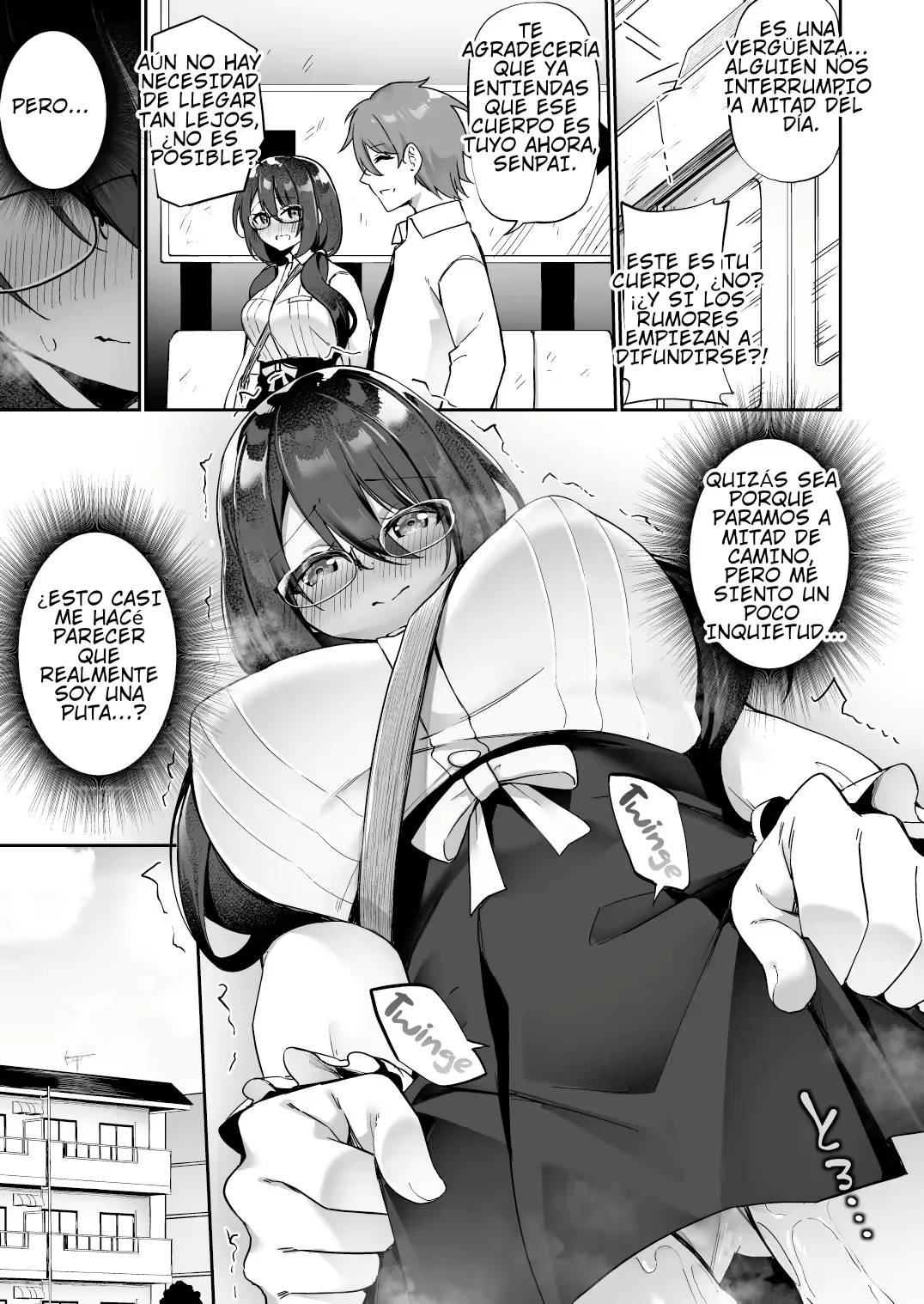 Boku no Koe o Kiku dake de Hatsujou Shichau Yandere Kyonyuu Kouhai ni Karada o Irekaerarete Shimatta! [TF SCANS] Bildnummer 16