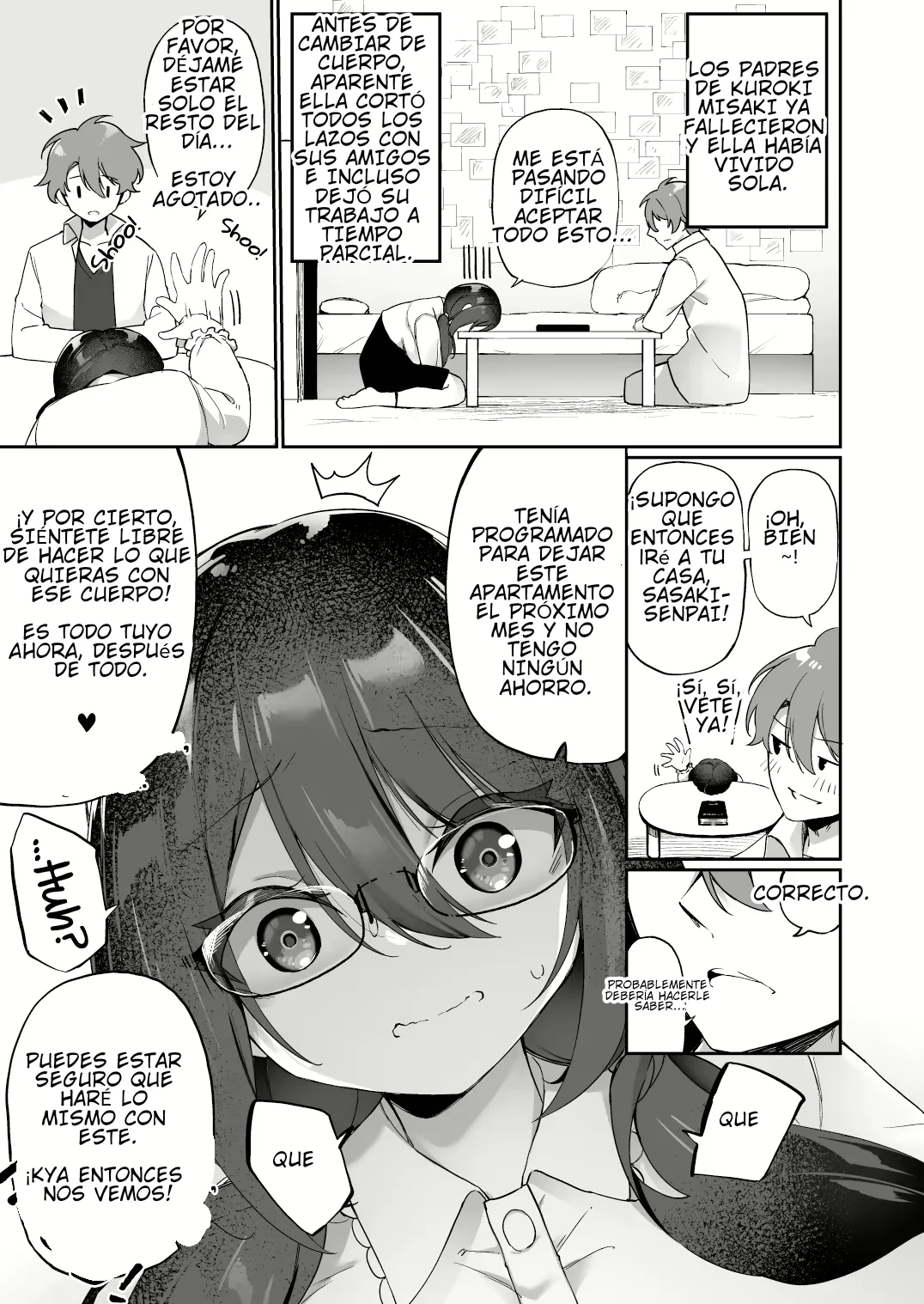 Boku no Koe o Kiku dake de Hatsujou Shichau Yandere Kyonyuu Kouhai ni Karada o Irekaerarete Shimatta! [TF SCANS] Bildnummer 18