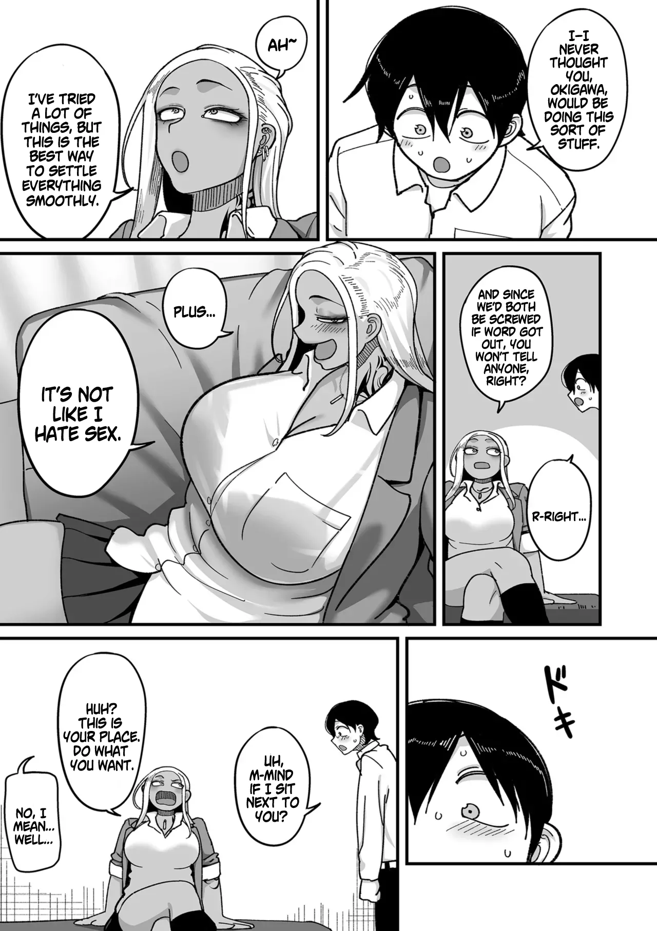 [Yamamoto Zenzen] School Prostitution Journal (Comix) - Chapter 1: Kuro Gyaru Delinquent Okigawa (COMIC Kuriberon DUMA 2025-09 Vol.76) [English] [SS22] image number 11