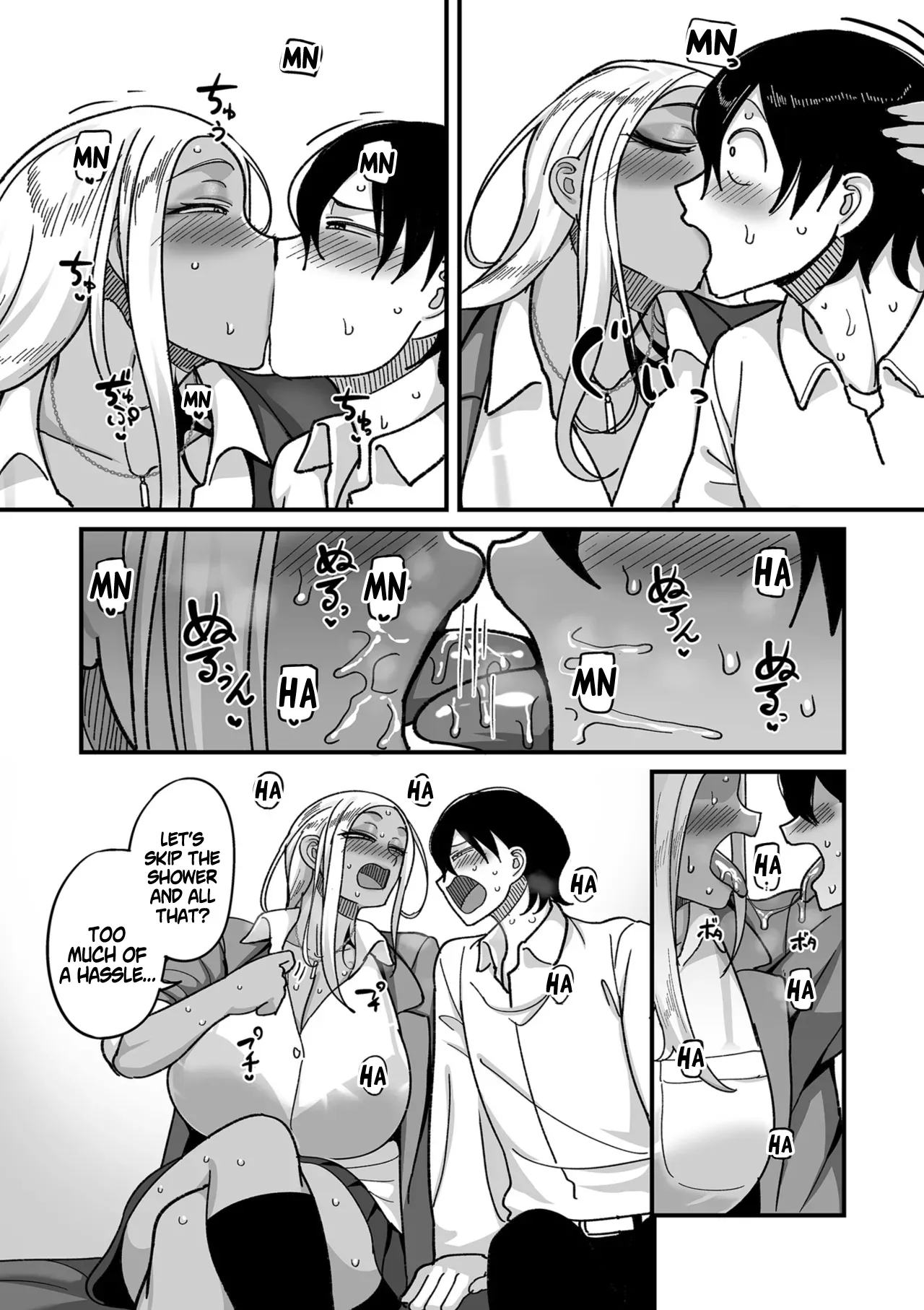 [Yamamoto Zenzen] School Prostitution Journal (Comix) - Chapter 1: Kuro Gyaru Delinquent Okigawa (COMIC Kuriberon DUMA 2025-09 Vol.76) [English] [SS22] image number 13