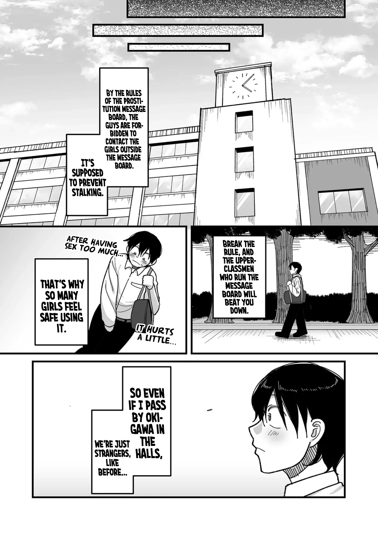 [Yamamoto Zenzen] School Prostitution Journal (Comix) - Chapter 1: Kuro Gyaru Delinquent Okigawa (COMIC Kuriberon DUMA 2025-09 Vol.76) [English] [SS22] image number 44