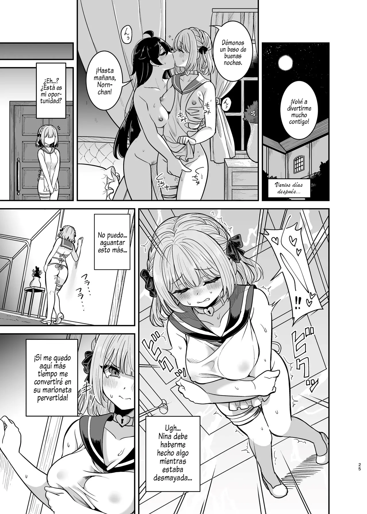 [Seika Kairaku Shoten (Takeshisu)] Yandere Ojou-sama no Seidorei Kyouiku ~Meimon Kizoku no Ojou-sama ga Kaitorareta Saki wa Osananajimi no Ie deshita~ [Spanish] [Roronoa Zoro] image number 24