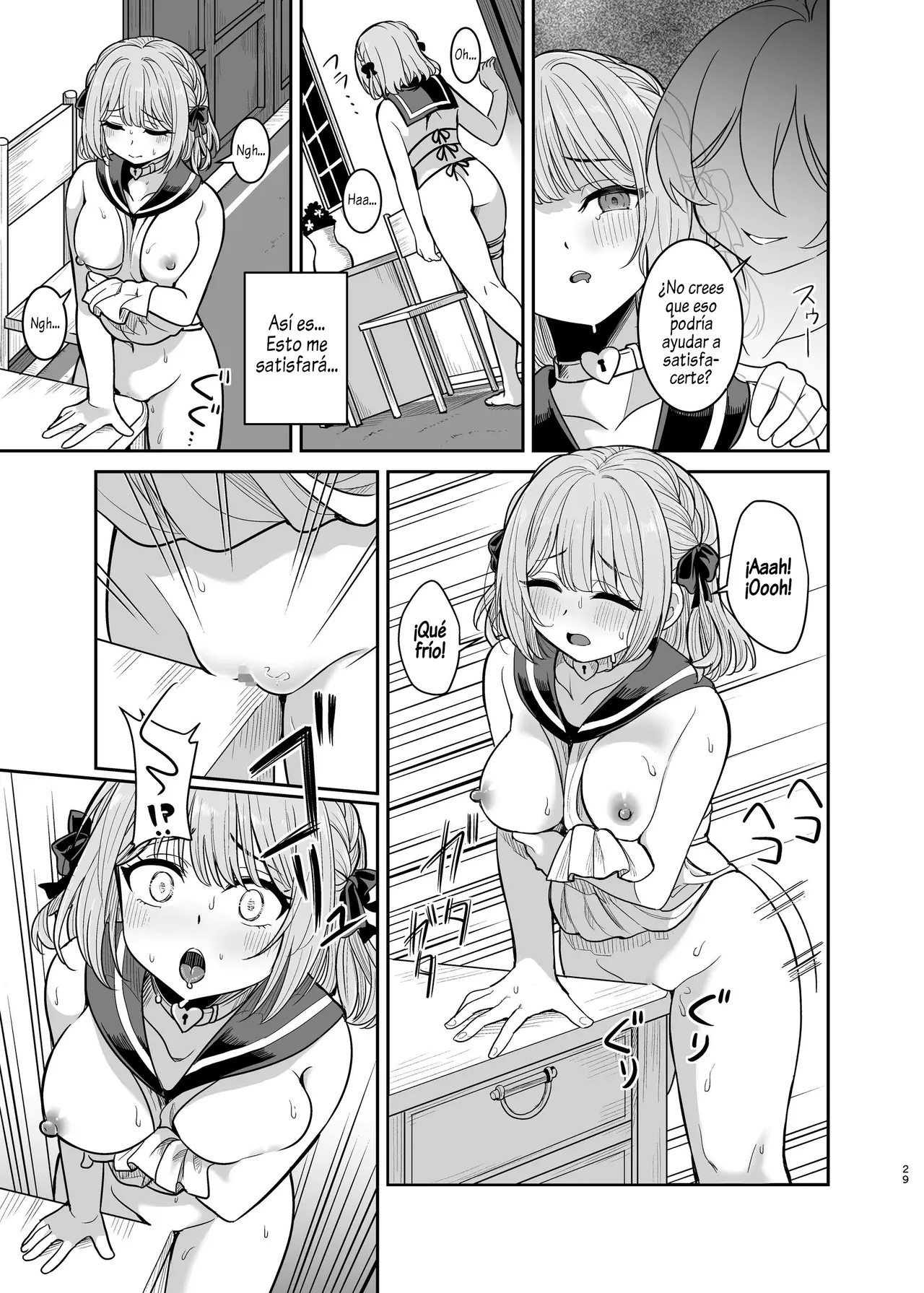 [Seika Kairaku Shoten (Takeshisu)] Yandere Ojou-sama no Seidorei Kyouiku ~Meimon Kizoku no Ojou-sama ga Kaitorareta Saki wa Osananajimi no Ie deshita~ [Spanish] [Roronoa Zoro] image number 28