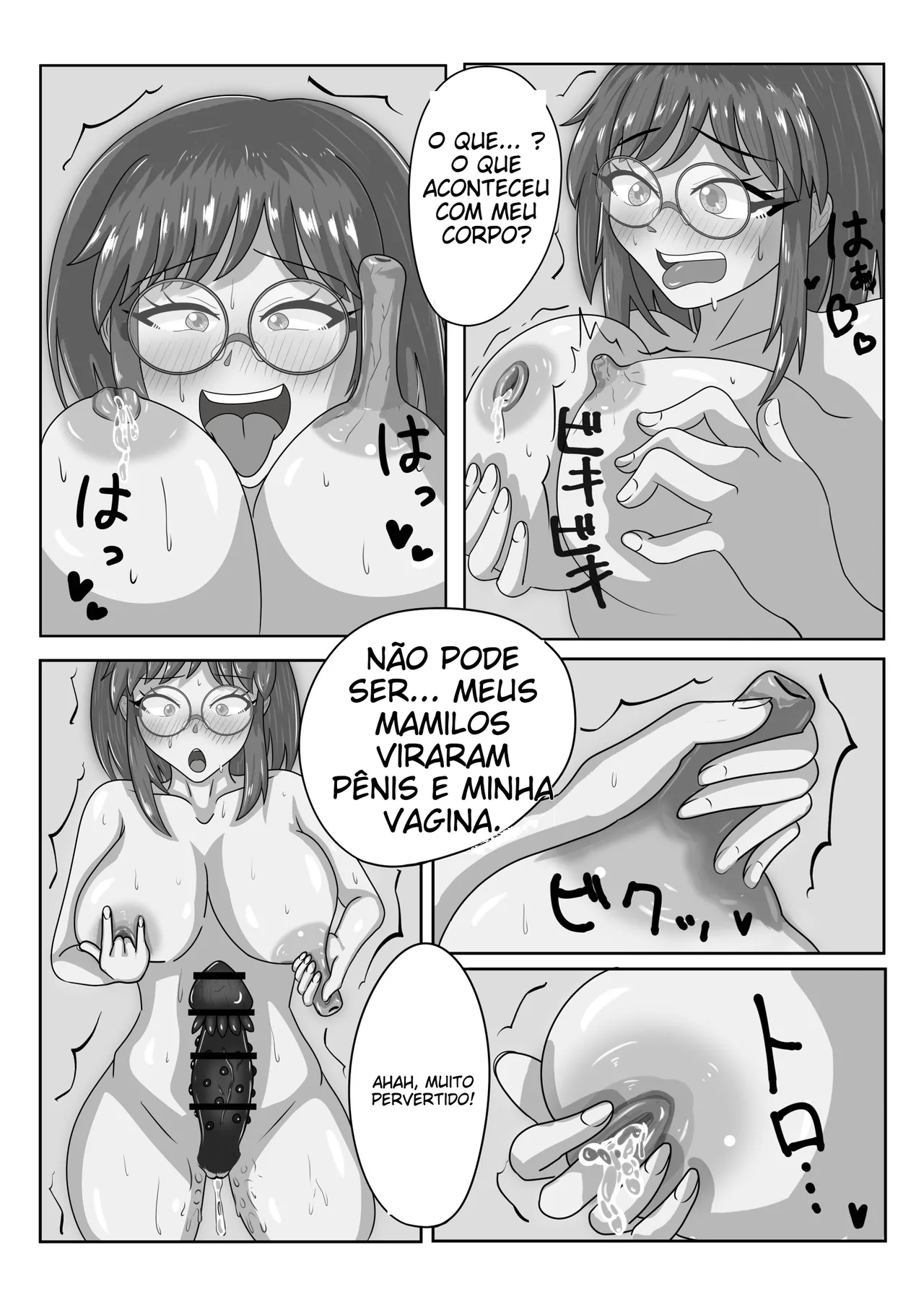 [Orifusa Anmitsu] Shokushu Onanie shitetara Kisei sarete Futanari ni Natta node Jikajusei suru Hanashi [Portuguese-BR] (TR-272) numero di immagine  28