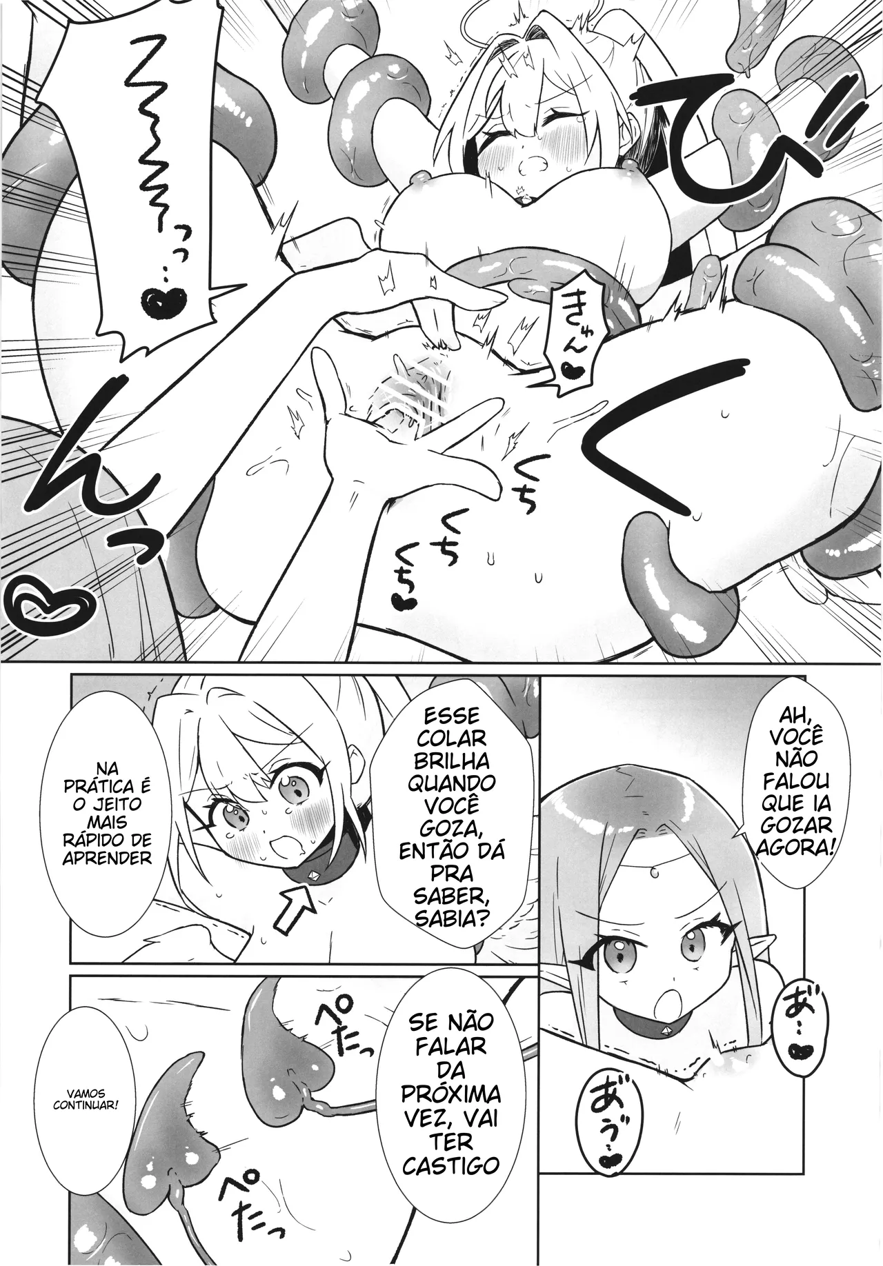 (C106) [Nanao-Chan Labo (Nanaoya Hajime)] Majo no Kairaku Kenkyuujo 3 [Portuguese-BR] (TR-273) image number 21