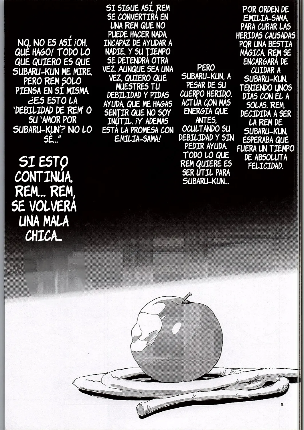 (C90) [Circle-FIORE (Ekakibit)] Rem wa Iya na Ko ni Natte Shimaimasu.... | Rem se convertirá en una mala chica... (Re:Zero Kara Hajimeru Isekai Seikatsu) [Spanish] 이미지 번호 4