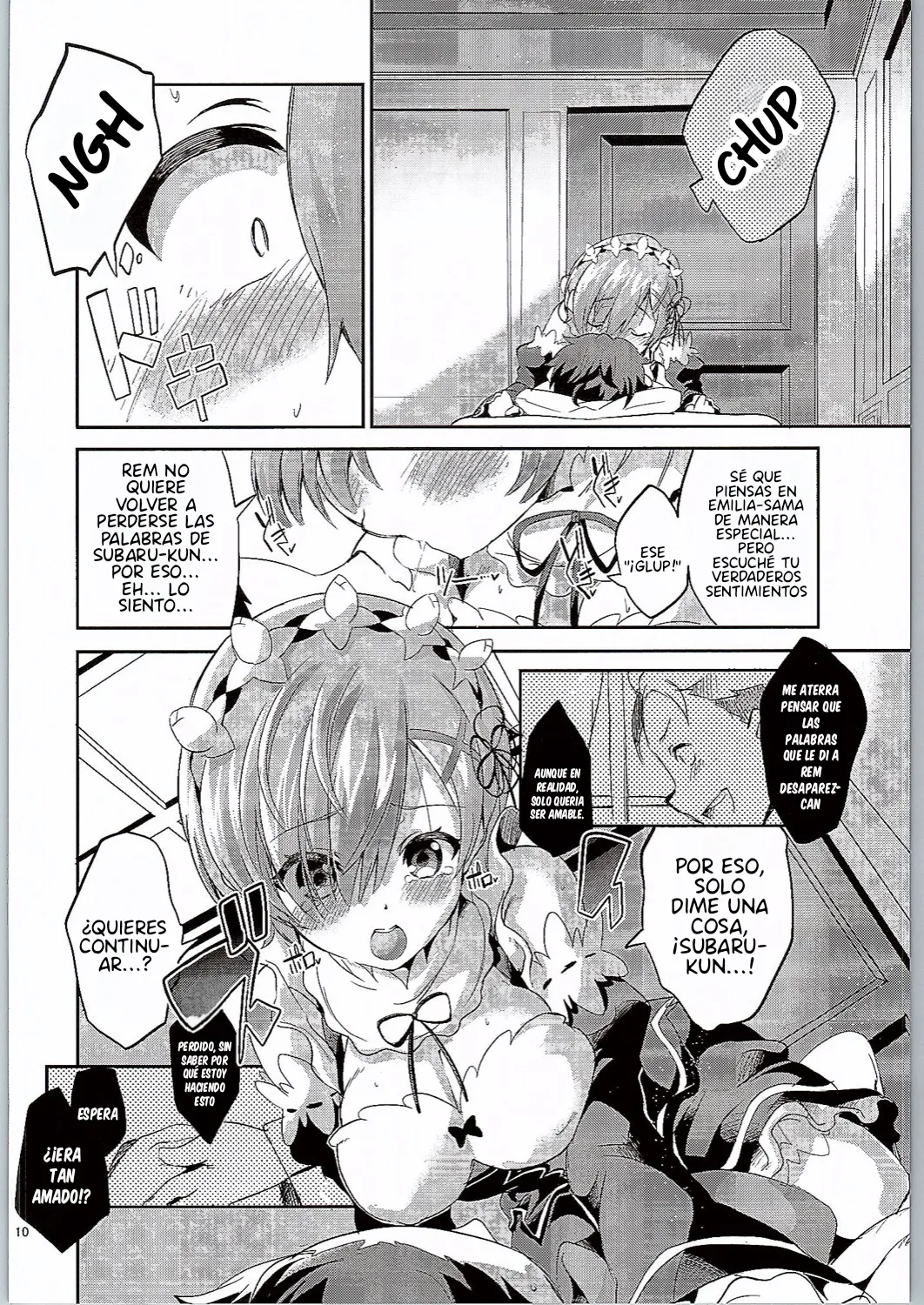 (C90) [Circle-FIORE (Ekakibit)] Rem wa Iya na Ko ni Natte Shimaimasu.... | Rem se convertirá en una mala chica... (Re:Zero Kara Hajimeru Isekai Seikatsu) [Spanish] 이미지 번호 9