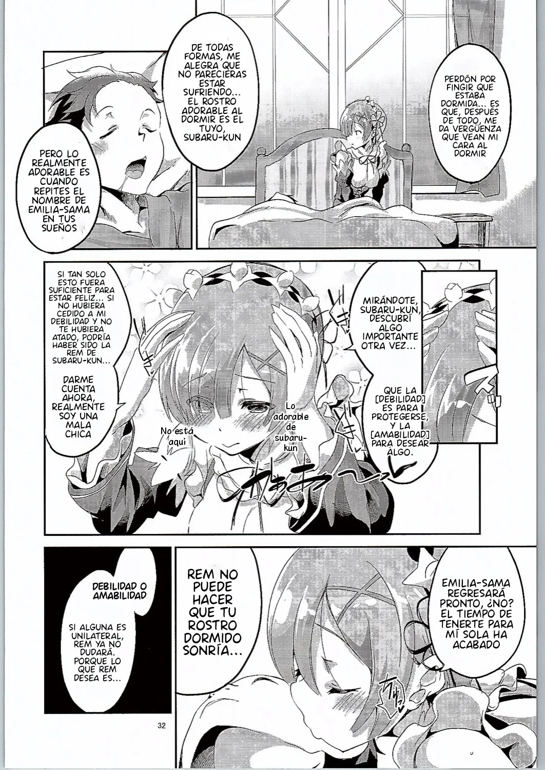 (C90) [Circle-FIORE (Ekakibit)] Rem wa Iya na Ko ni Natte Shimaimasu.... | Rem se convertirá en una mala chica... (Re:Zero Kara Hajimeru Isekai Seikatsu) [Spanish] 이미지 번호 31