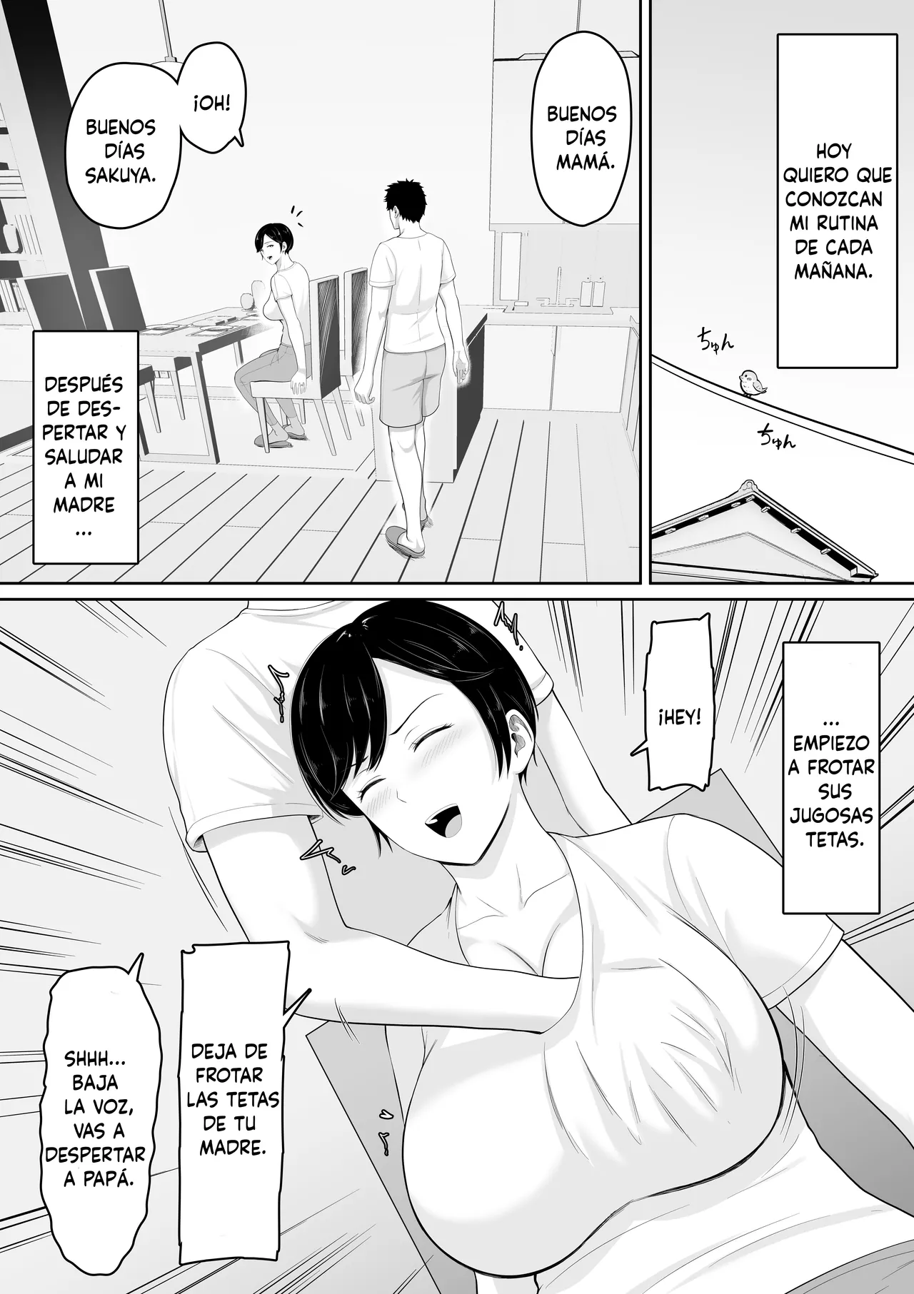 [Kuruto] Sekkusu Resu No Kyonyū Haha Ni Nori De Chaku Sa se Ta Mizugi Ga Ero Sugi Ta Node Chichi No Kawari Ni Chinpo chā Re Tara Mainichi Nori De Naka-dashi Sa se Te Kureru Yō Ni Na~tsu Ta Hanashi (Spanish) Bildnummer 3