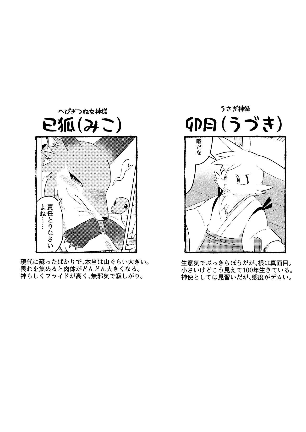 (C106) [SnakeLord(hebimichiyashiro)] Hebigitsune Megamisama × Usagi Shinshi [Digital] 图片编号 2