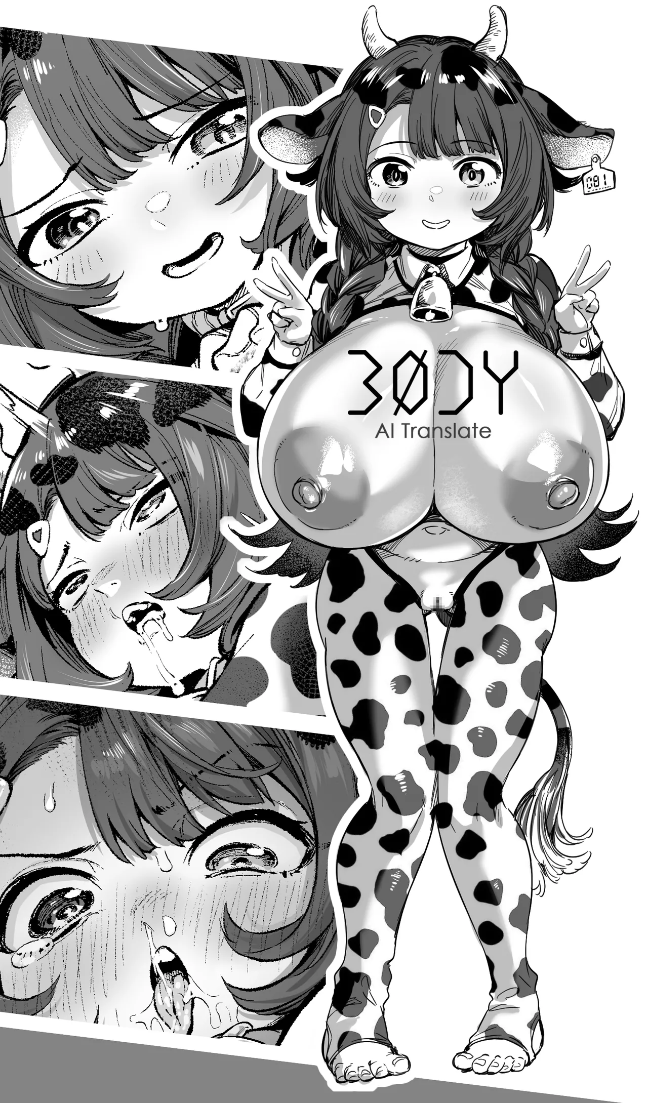 [Ooban Yaki] Ushimusume no Susume | 加油吧牛娘[Chinese] [BODY机翻] image number 1