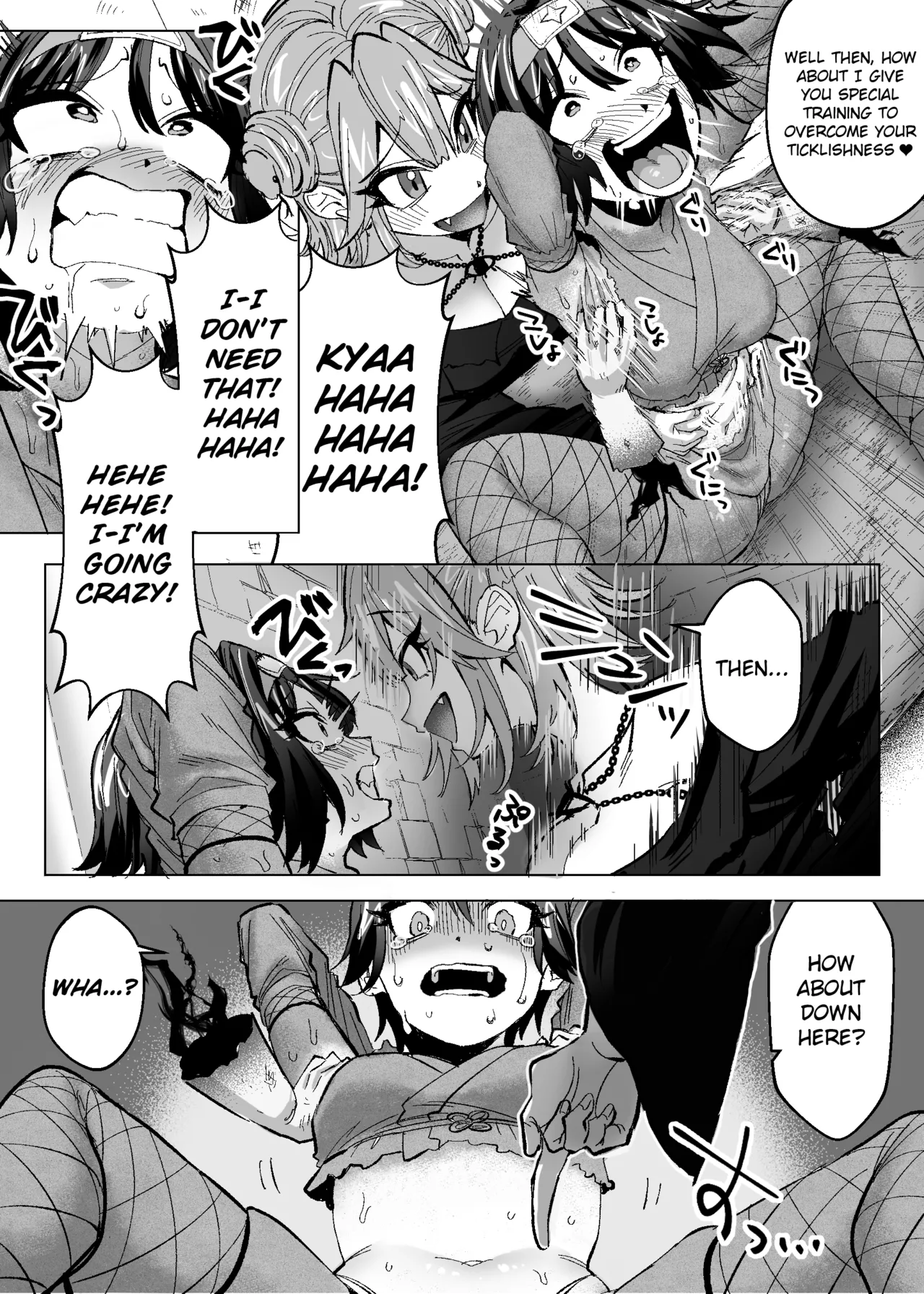 [Muriyari egao (Sasa)] Medusa Kusuguri Haishin ~3-nin no Boukensha-chan, Shinuhodo Kusugutte Mita!~ | Medusa's Tickling Live Stream ~Three Adventurers Tickled to Death~ [English] image number 22