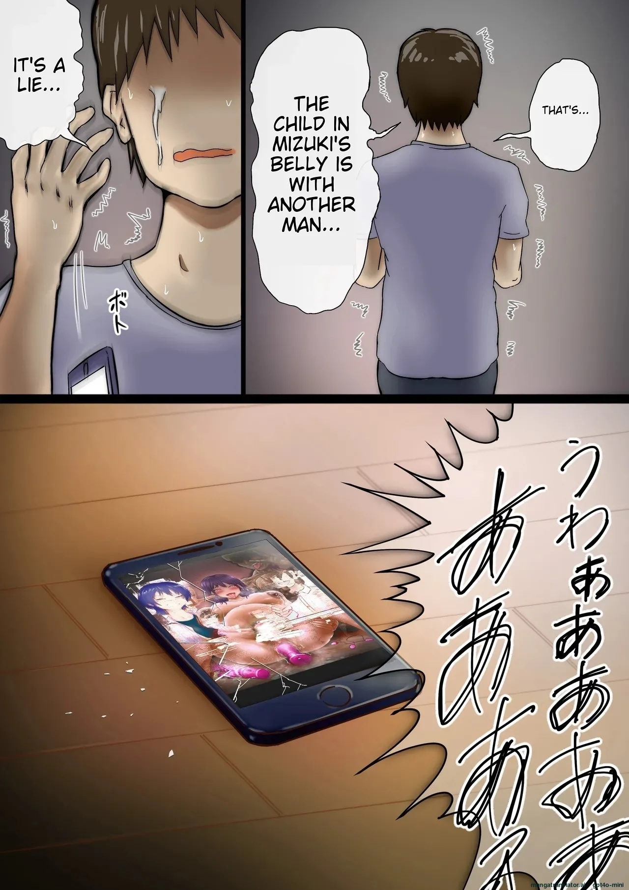 [Ankoku Chitai] Smapho-goshi ni Kieta Tsuma numero di immagine  119