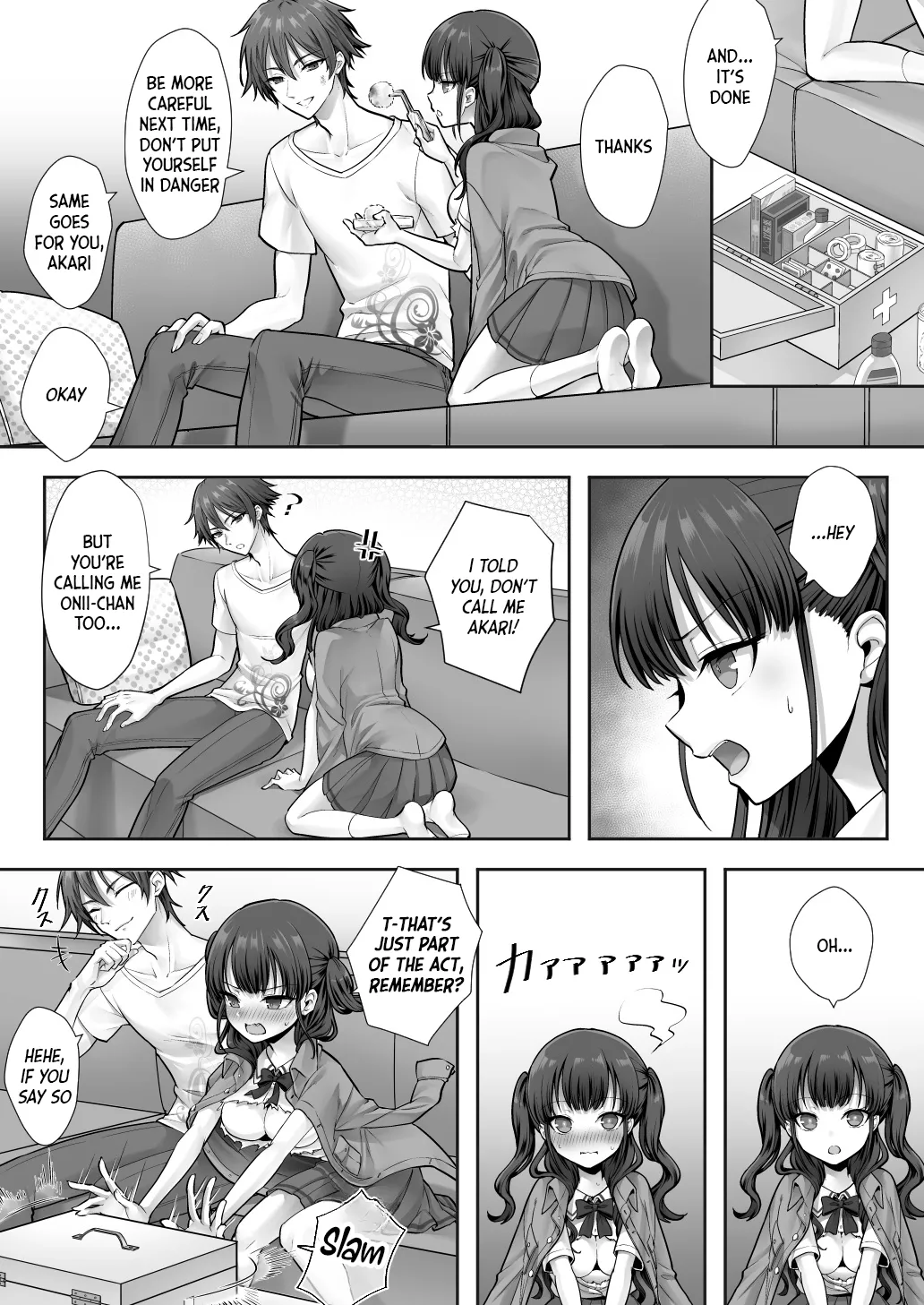 [Amulai Okashi Seisakusho (Sasanomanibi)] Imouto to Irekawatta Onii-chan wa, Sono Mama Oishiku Itadakarete shimaimashita. [English] [JusenkyoTL] 图片编号 32