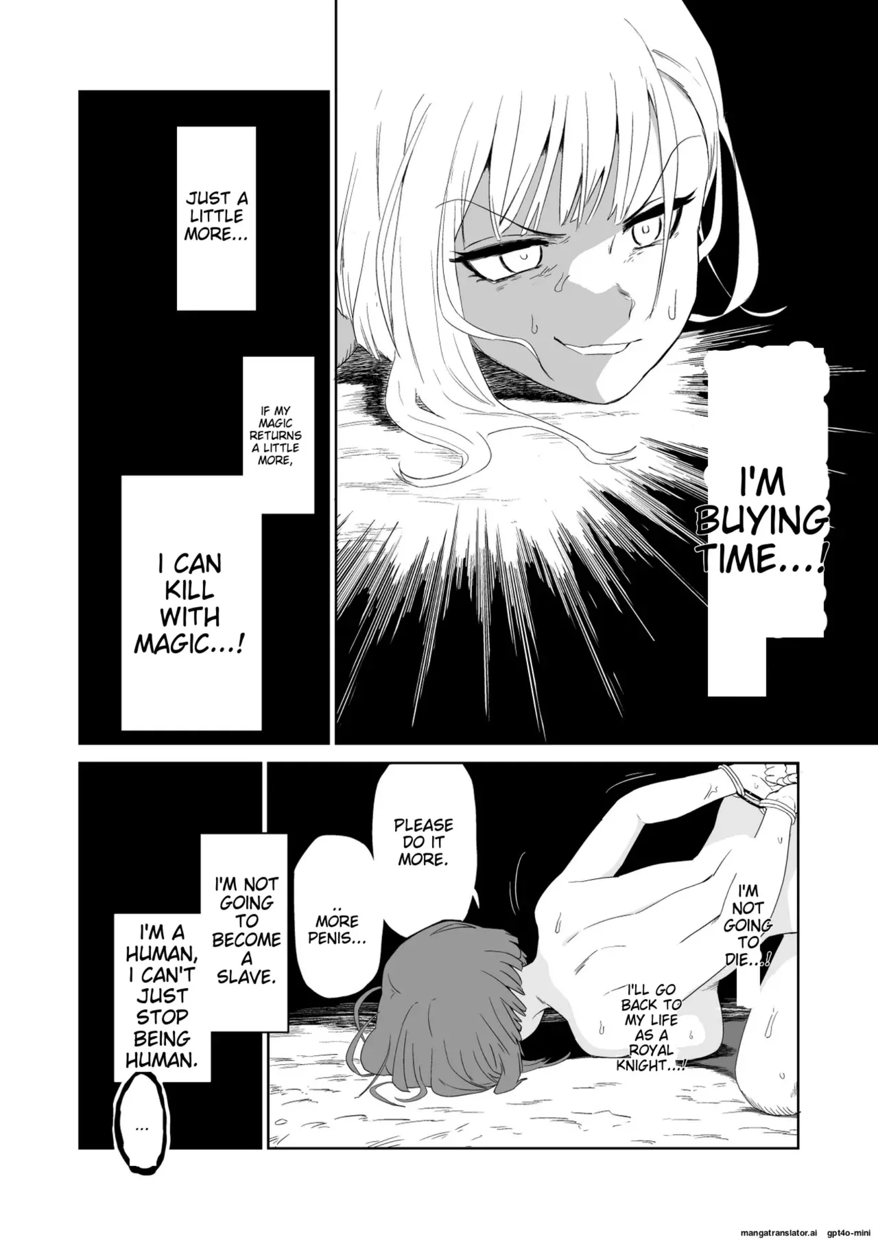 The Story of How a Masochistic Female Knight Looking to Get Gangbanged by Weaklings Became a Goblin Slave for Real; Part 2 numero di immagine  37