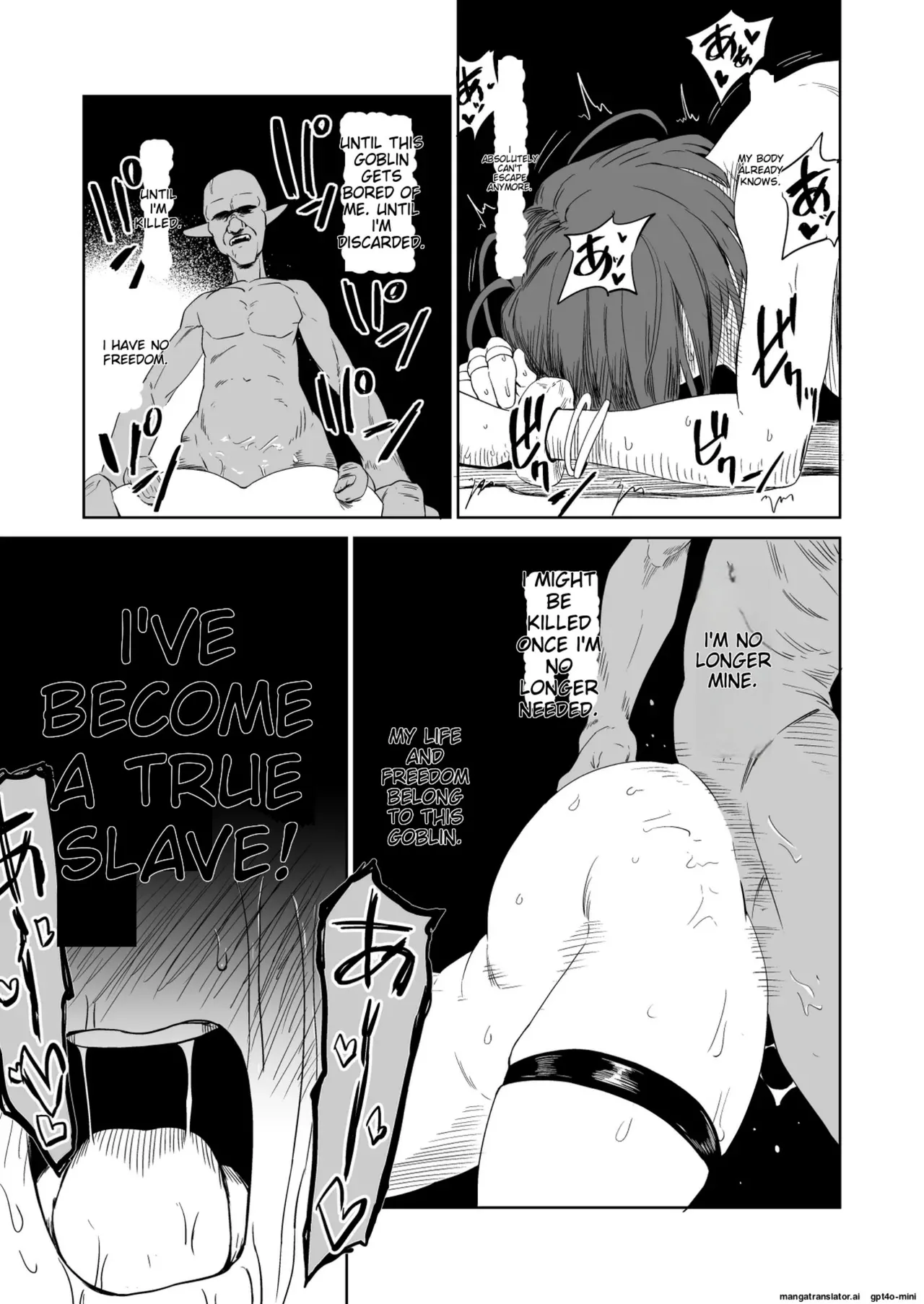 The Story of How a Masochistic Female Knight Looking to Get Gangbanged by Weaklings Became a Goblin Slave for Real; Part 2 numero di immagine  50