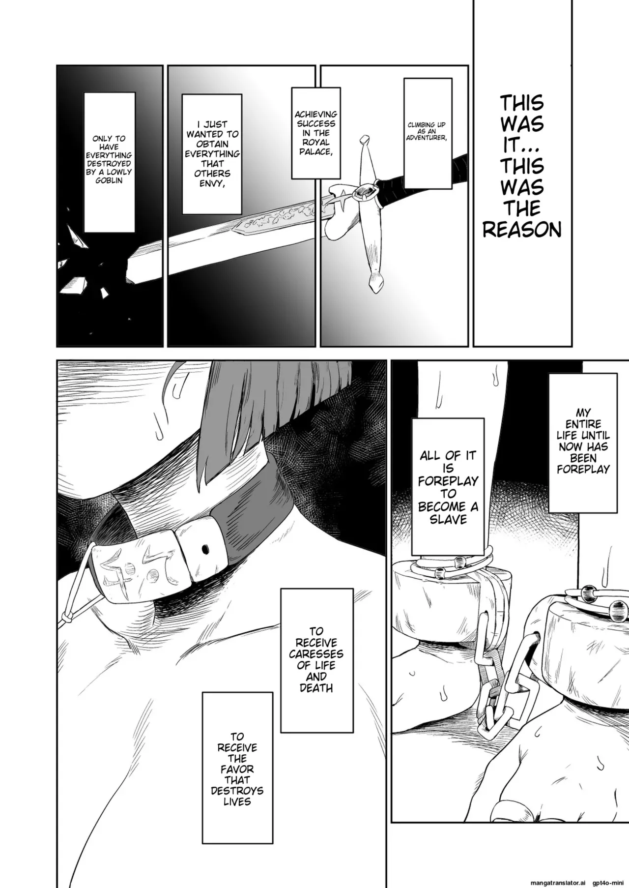 The Story of How a Masochistic Female Knight Looking to Get Gangbanged by Weaklings Became a Goblin Slave for Real; Part 2 numero di immagine  59