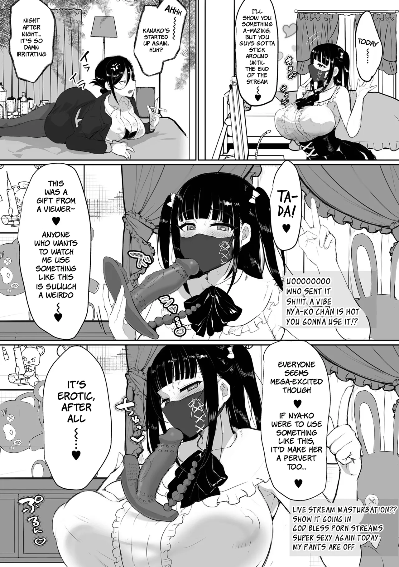 [puru] Futanari Streamer's Destructive, Perverted Masturbation Broadcast [English] [Decensored] numero di immagine  3