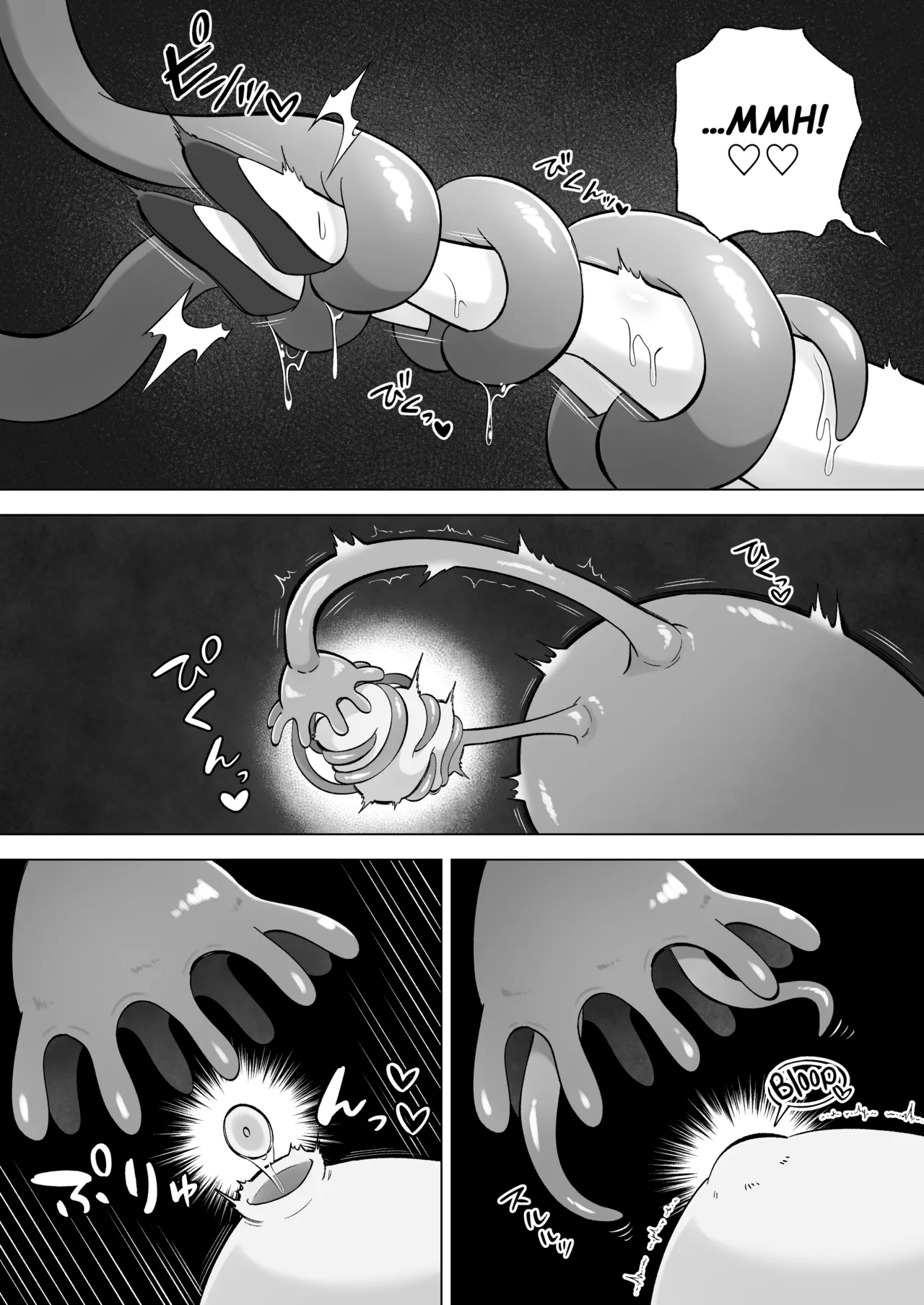 [Moto no Hondana (Moto)] Aru Hi Mori no Naka Shokushu no Kaibutsu ni Tanetsuke Koubi Sareru Shoujo no Ohanashi [Project Valvrein] 图片编号 35