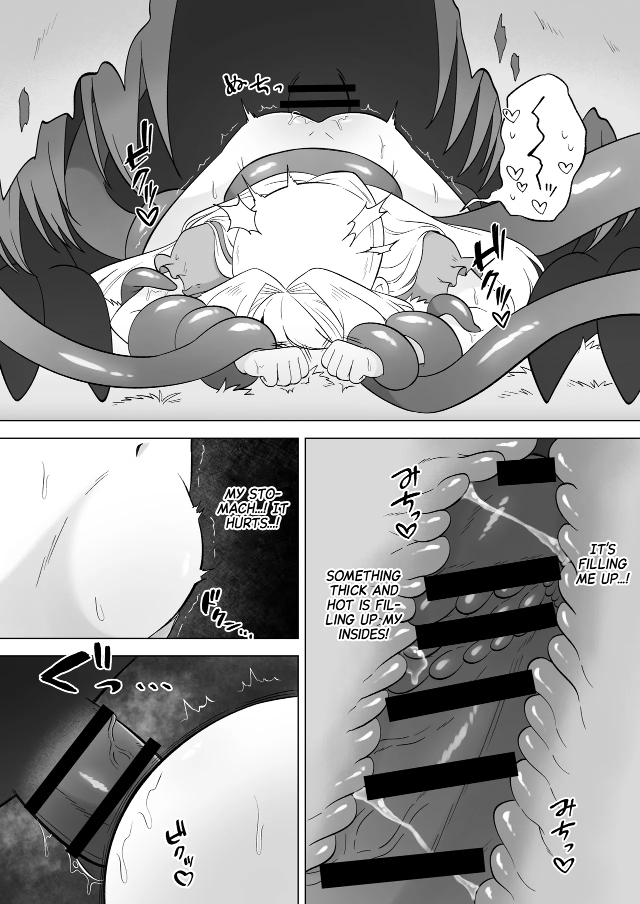 [Moto no Hondana (Moto)] Aru Hi Mori no Naka Shokushu no Kaibutsu ni Tanetsuke Koubi Sareru Shoujo no Ohanashi [Project Valvrein] 图片编号 40