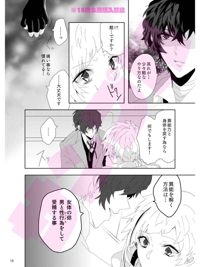 (Itan Renatus 13) [Sakuranbo Pants (Sagara Haruki)] Ryuuko wa 301-goushitsu nite Aimamieru (Bungou Stray Dogs) [Sample] image number 5