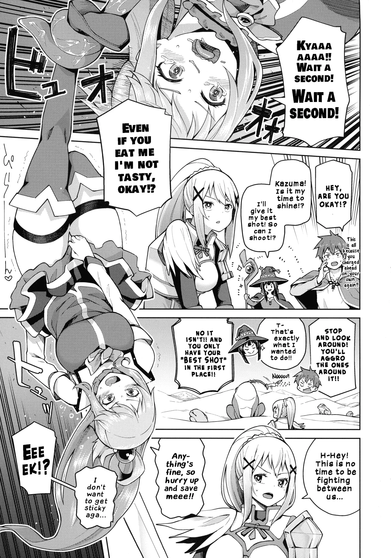 [Tamaya (Nonaka Tama)] Kono Seikishi ni mo Zecchou o! <Zenpen> (Kono Subarashii Sekai ni Syukufuku o!) (English) image number 4