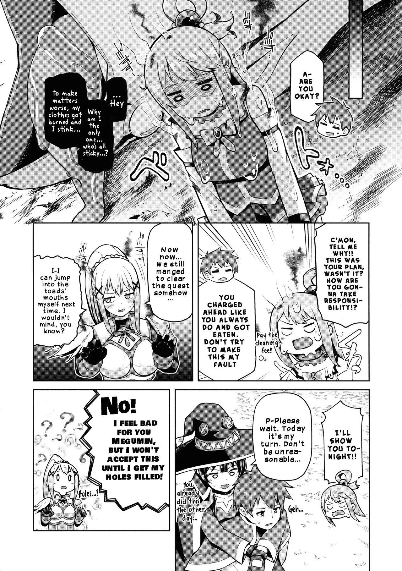 [Tamaya (Nonaka Tama)] Kono Seikishi ni mo Zecchou o! <Zenpen> (Kono Subarashii Sekai ni Syukufuku o!) (English) image number 8