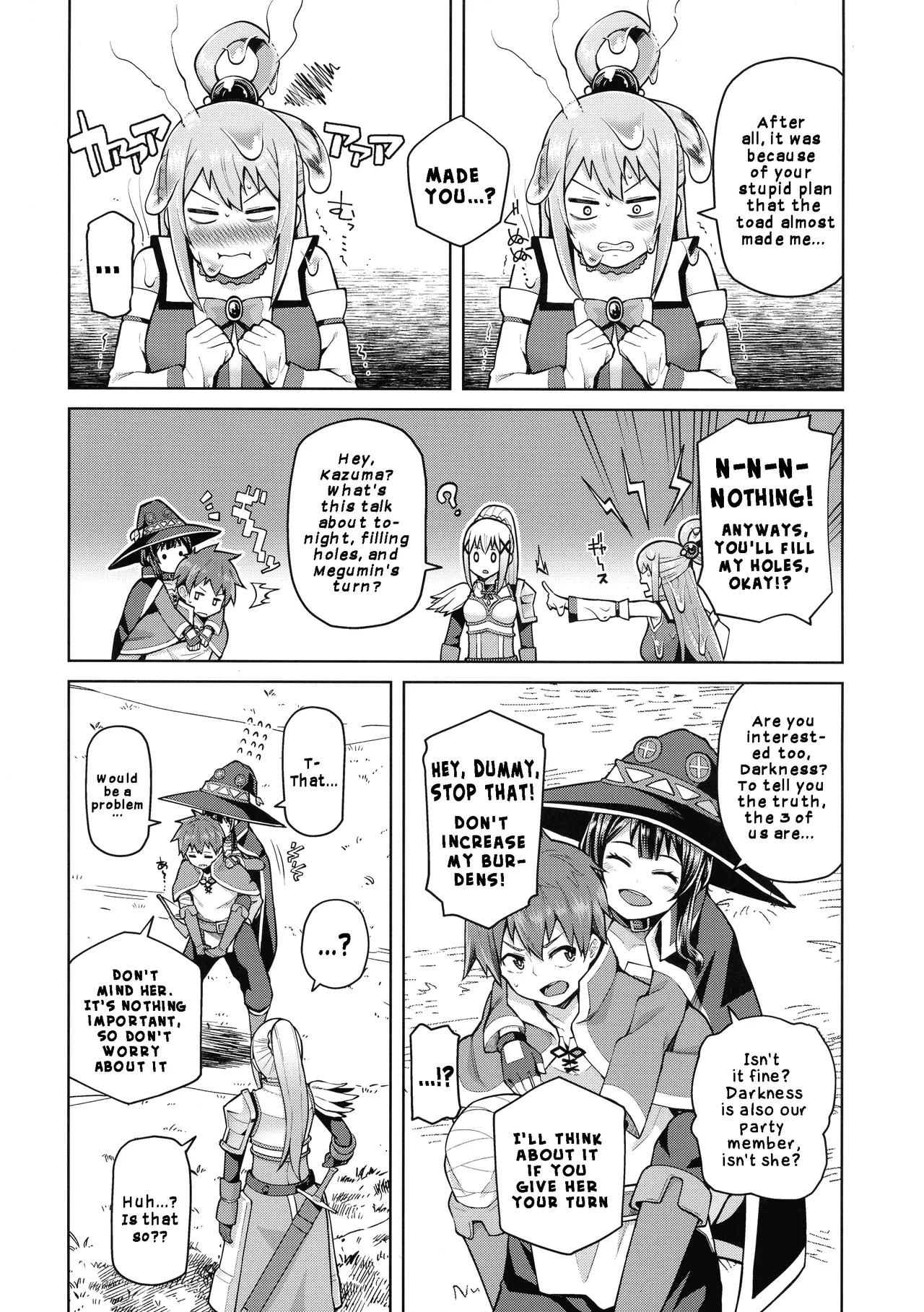 [Tamaya (Nonaka Tama)] Kono Seikishi ni mo Zecchou o! <Zenpen> (Kono Subarashii Sekai ni Syukufuku o!) (English) image number 9