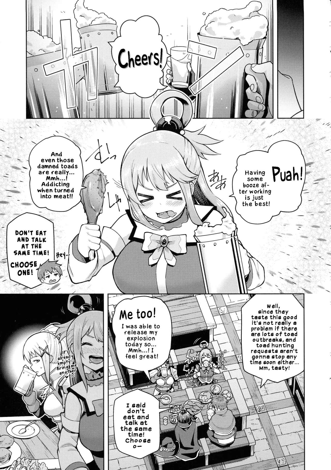 [Tamaya (Nonaka Tama)] Kono Seikishi ni mo Zecchou o! <Zenpen> (Kono Subarashii Sekai ni Syukufuku o!) (English) image number 10