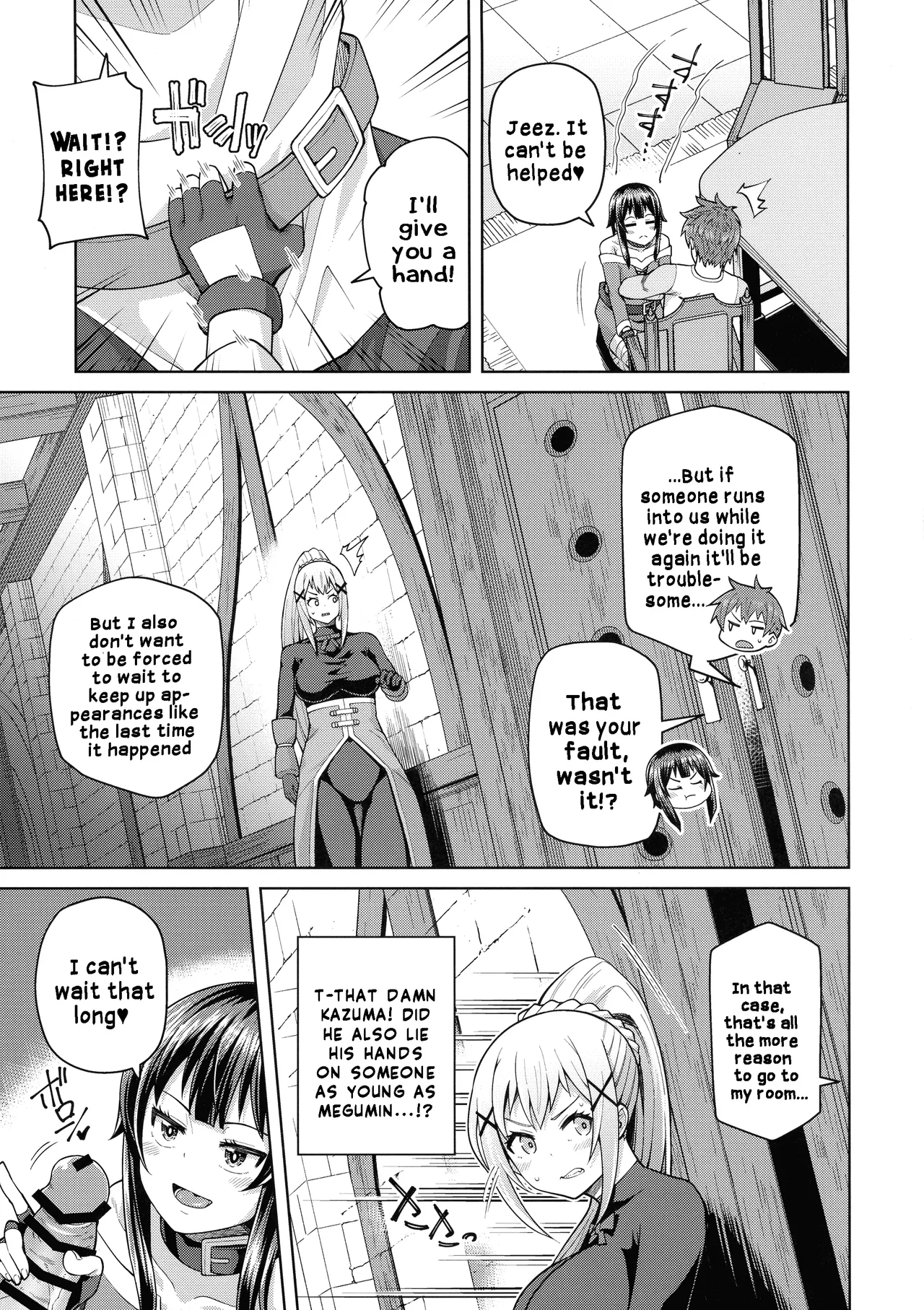 [Tamaya (Nonaka Tama)] Kono Seikishi ni mo Zecchou o! <Zenpen> (Kono Subarashii Sekai ni Syukufuku o!) (English) image number 30