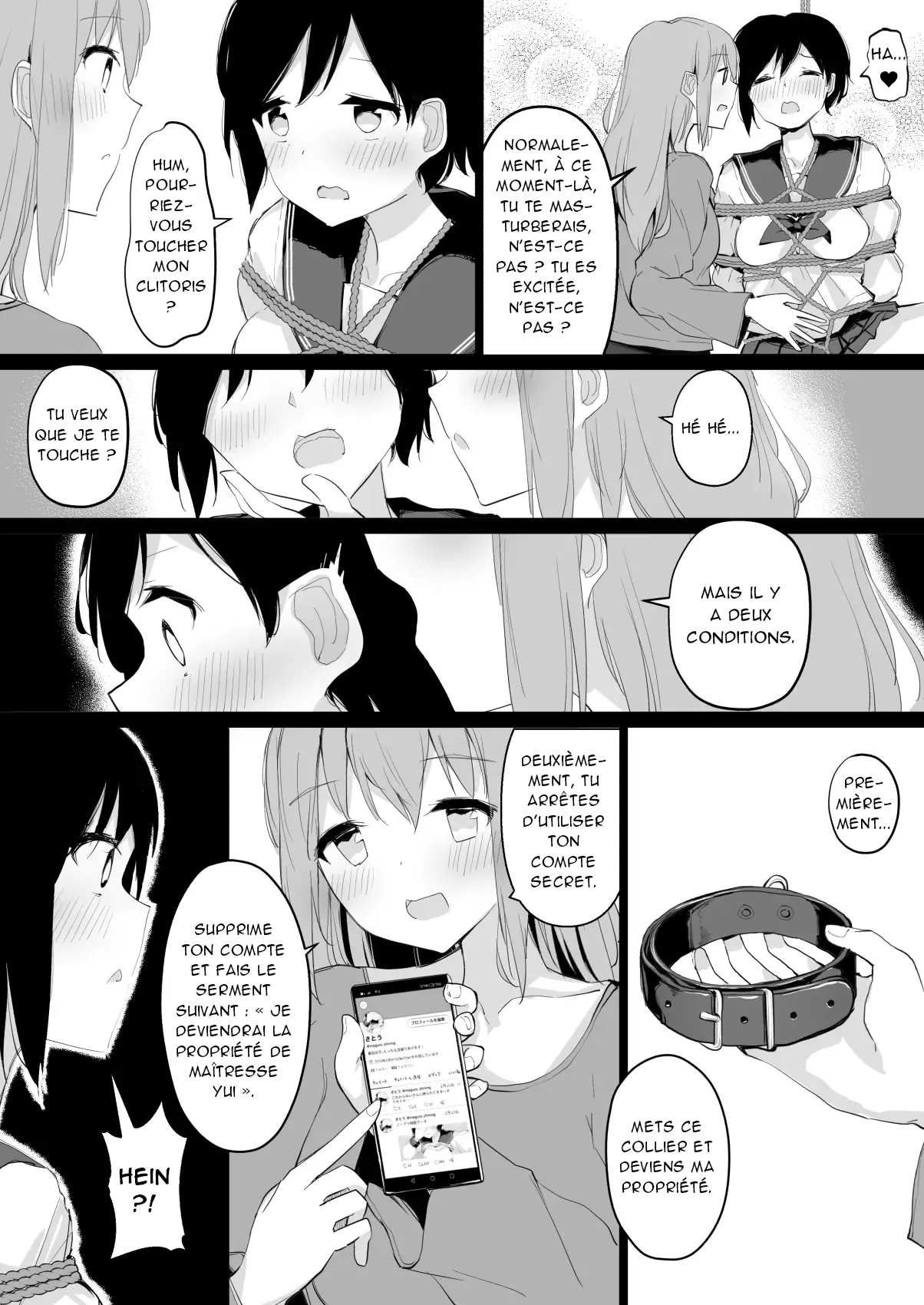 [maguro shining] Do M Uraaka Joshi ga Kousoku Yuri Ecchi de Onna Doushi no Yosa o Oshiekomarechau Hon [French] [Akroda] 画像番号 20