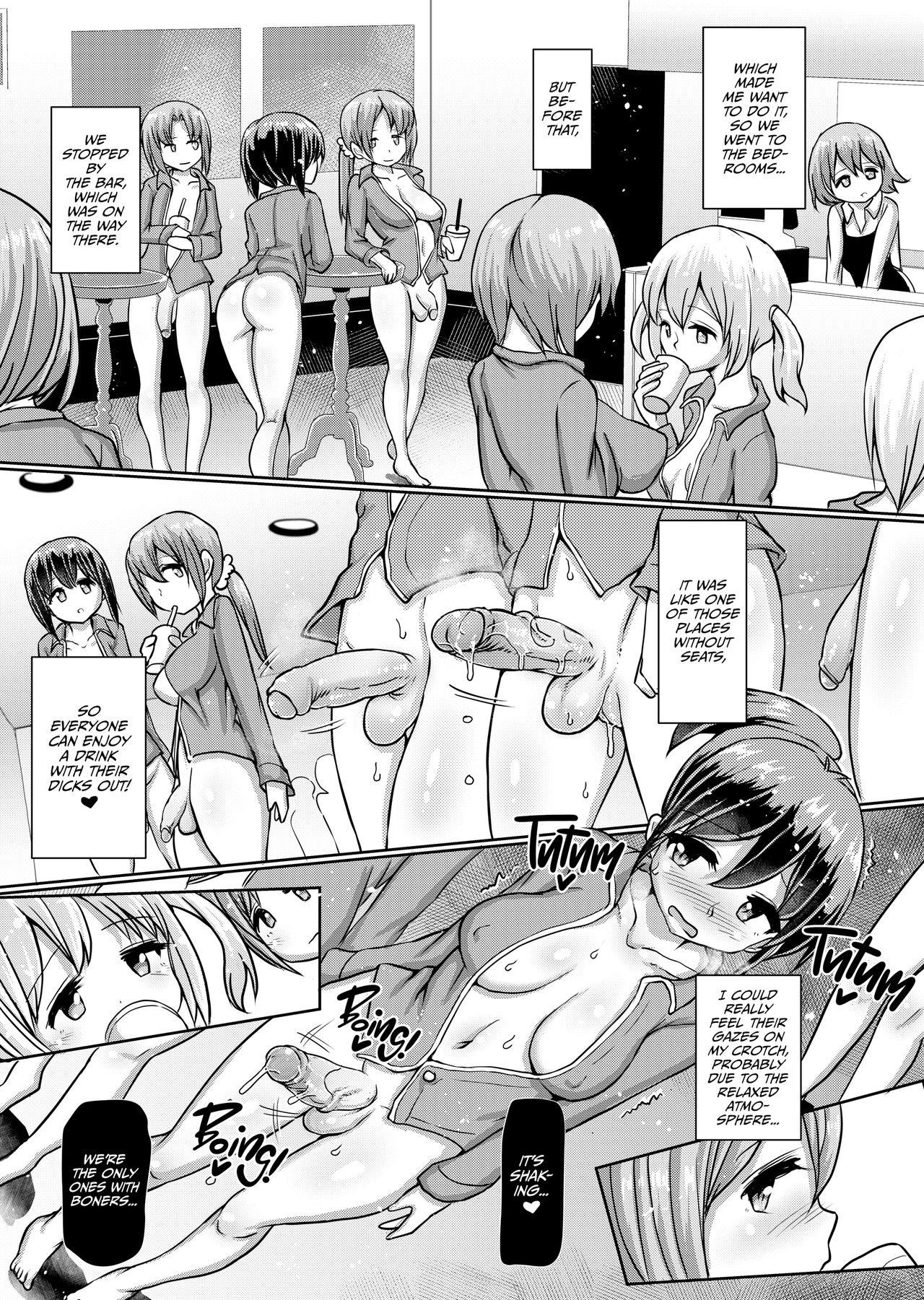 [Aoba Q Madou (Futaba Yodomu)] Issho ni Futanari Practice 5 [English] [Decensored] [Digital] imagen número 12